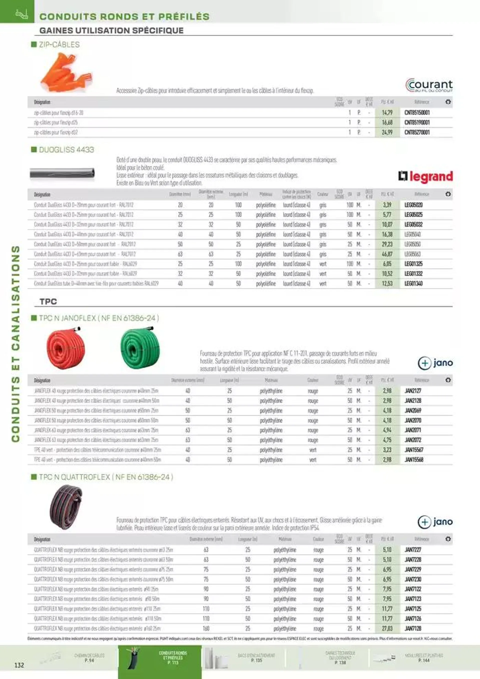 Conduits & Canalisations du 31 octobre au 31 décembre 2024 - Catalogue page 40