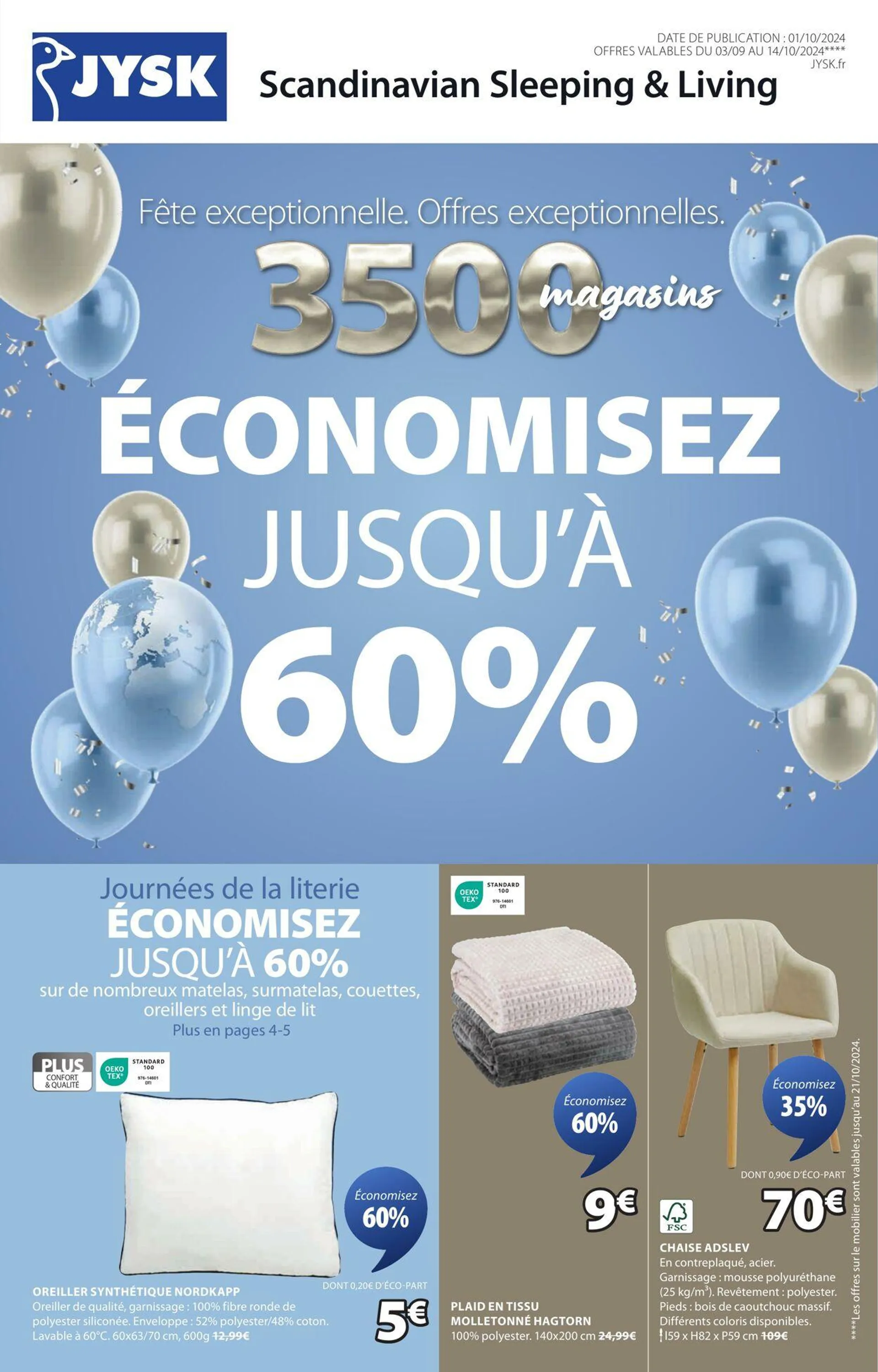 JYSK du 2 octobre au 10 novembre 2024 - Catalogue page 2