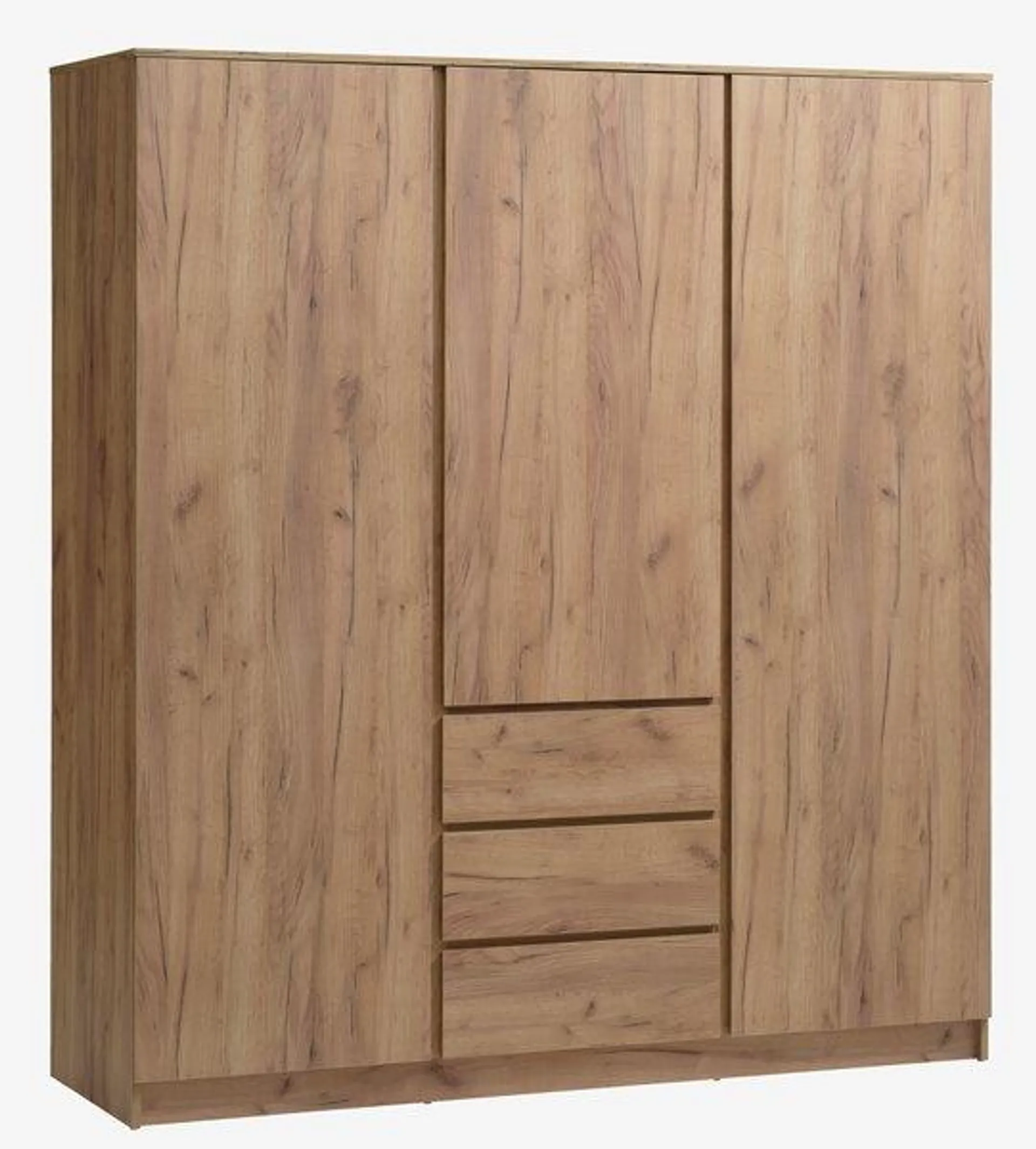 Armoire LIMFJORDEN 180x200 combi coloris chêne naturel