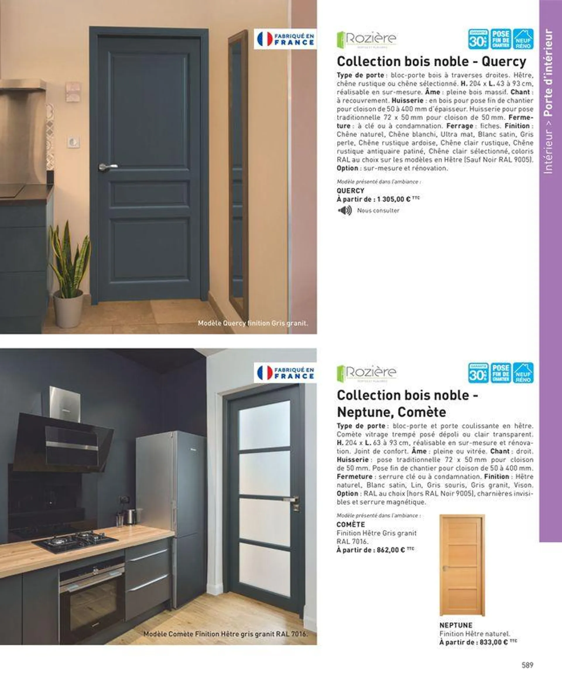 Sélection Intérieur & Extérieur 2024 du 5 avril au 31 décembre 2024 - Catalogue page 589