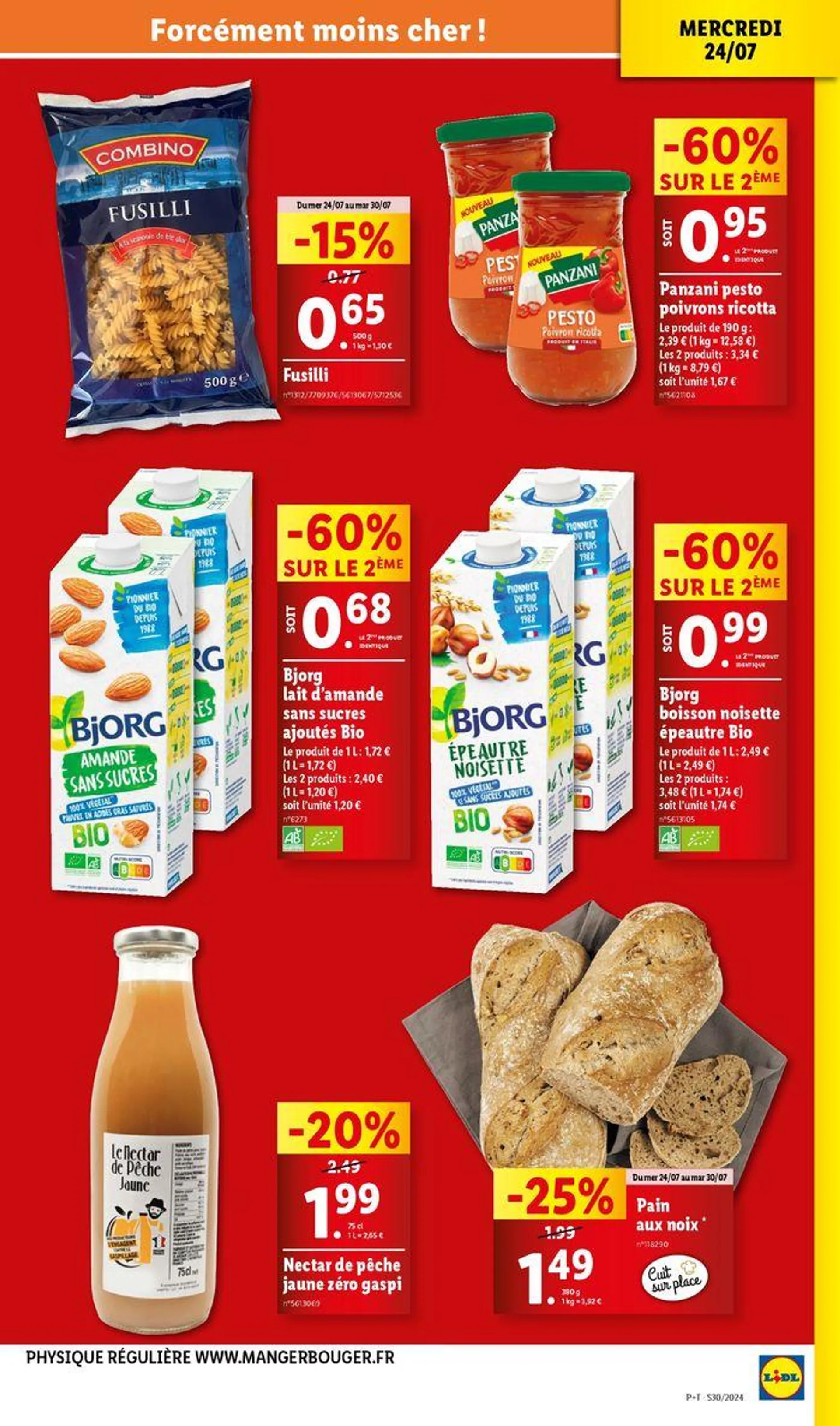 Profitez des journées opportunités pour dénicher vos produits du quotidien à prix Lidl du 24 juillet au 30 juillet 2024 - Catalogue page 19