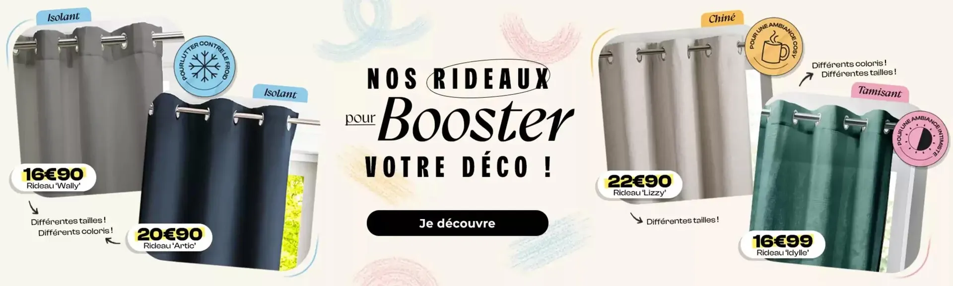 Nos rideaux pour Booster votre déco ! - 1