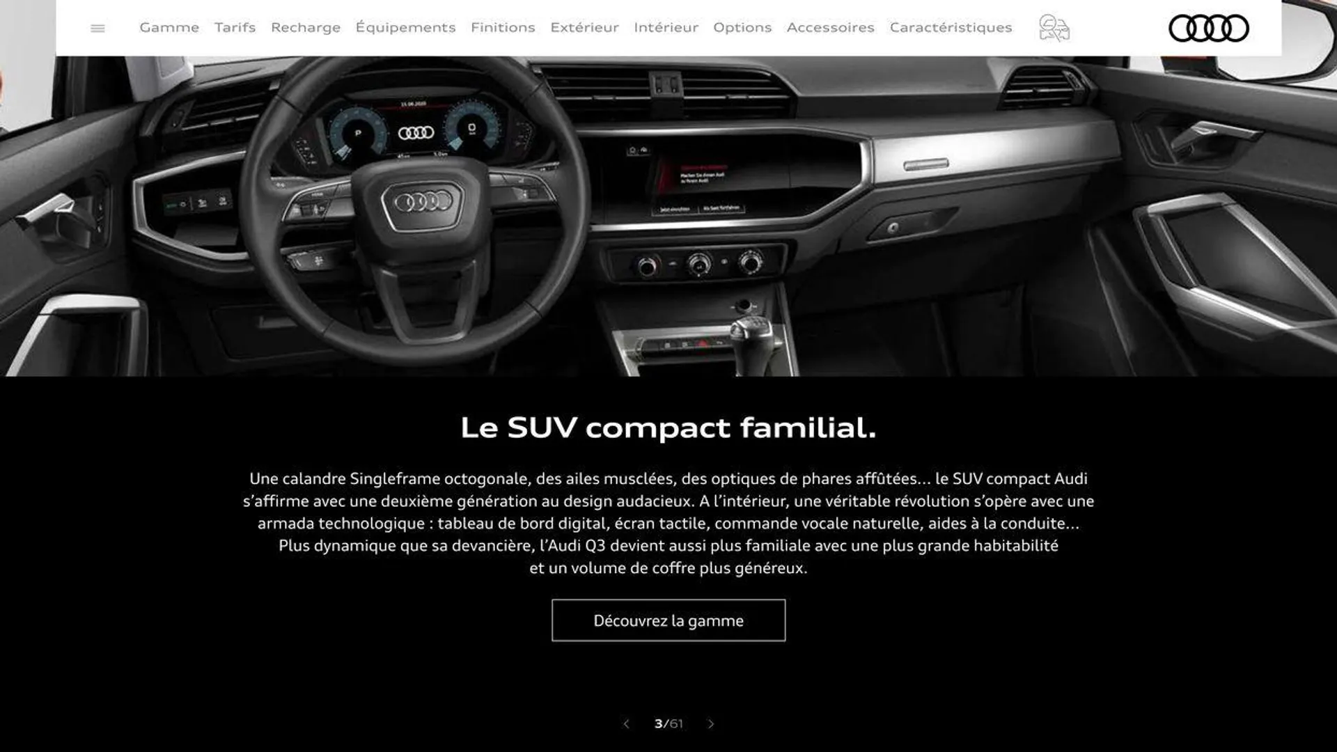 Audi Q3 du 20 août au 31 décembre 2024 - Catalogue page 3