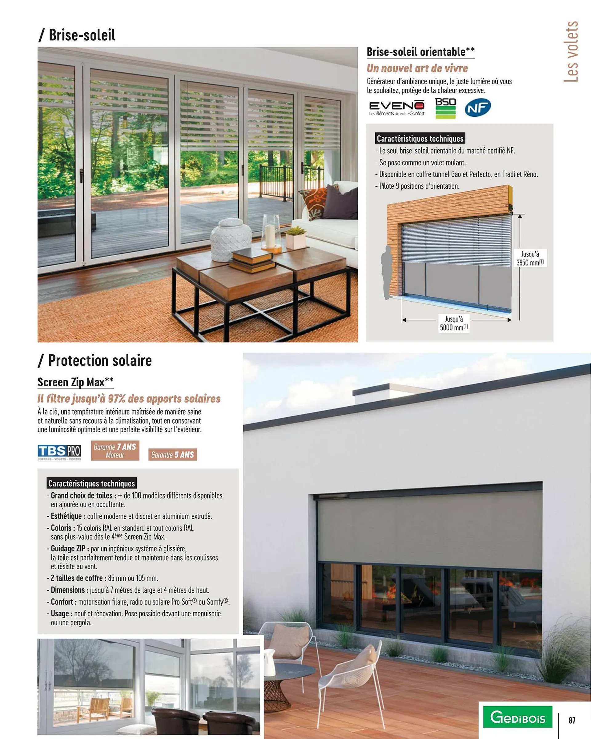 Catalogue Gédibois du 15 mai au 28 décembre 2024 - Catalogue page 87