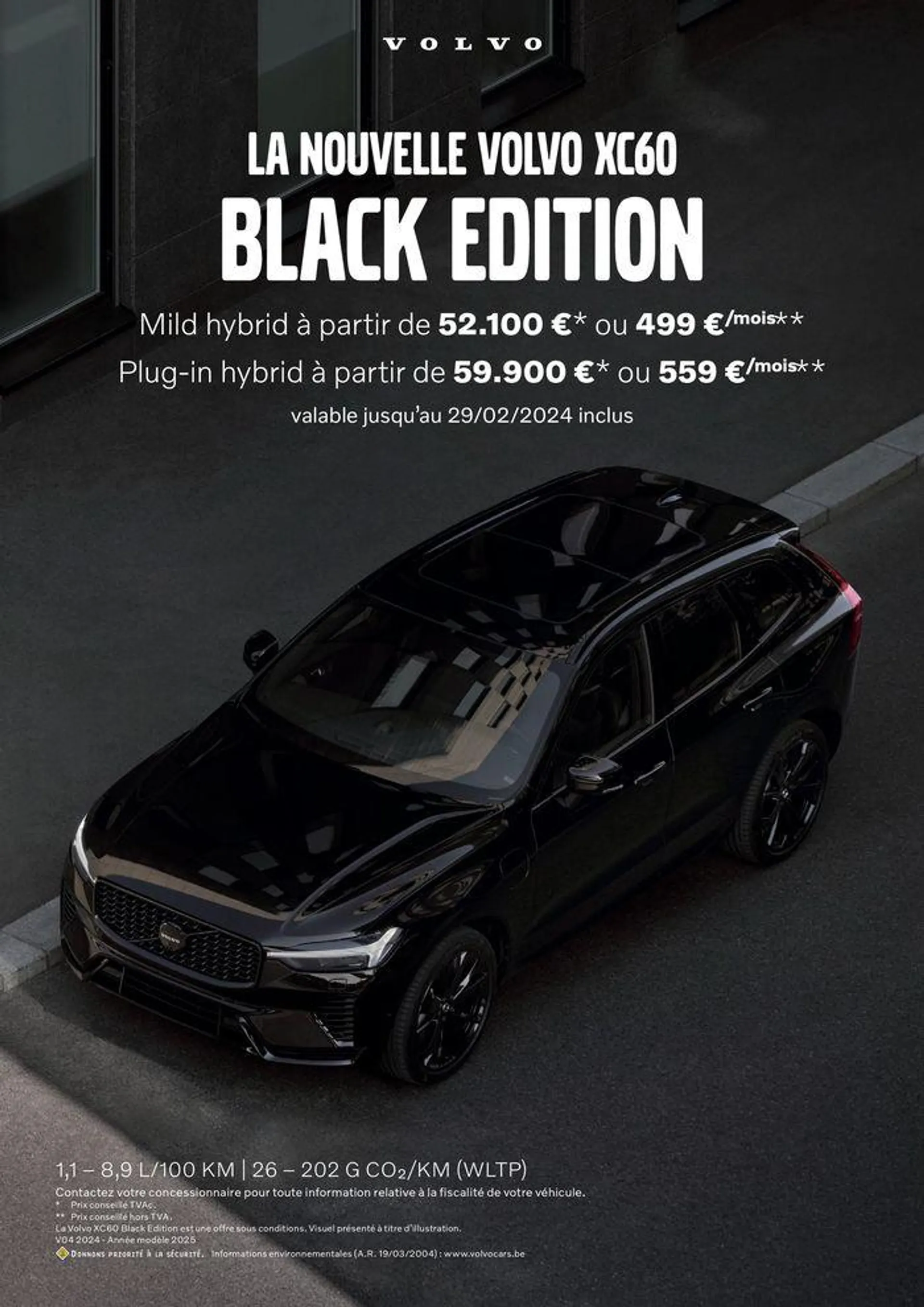LA NOUVELLE Volvo XC60 BLACK EDITION - 1
