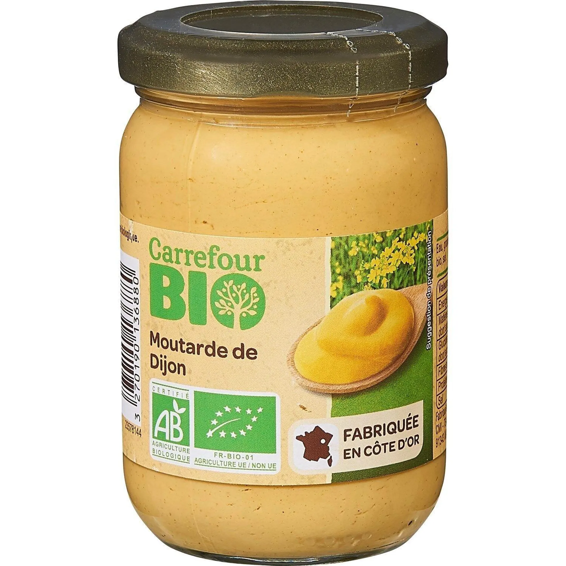 Moutarde de Dijon Bio CARREFOUR BIO