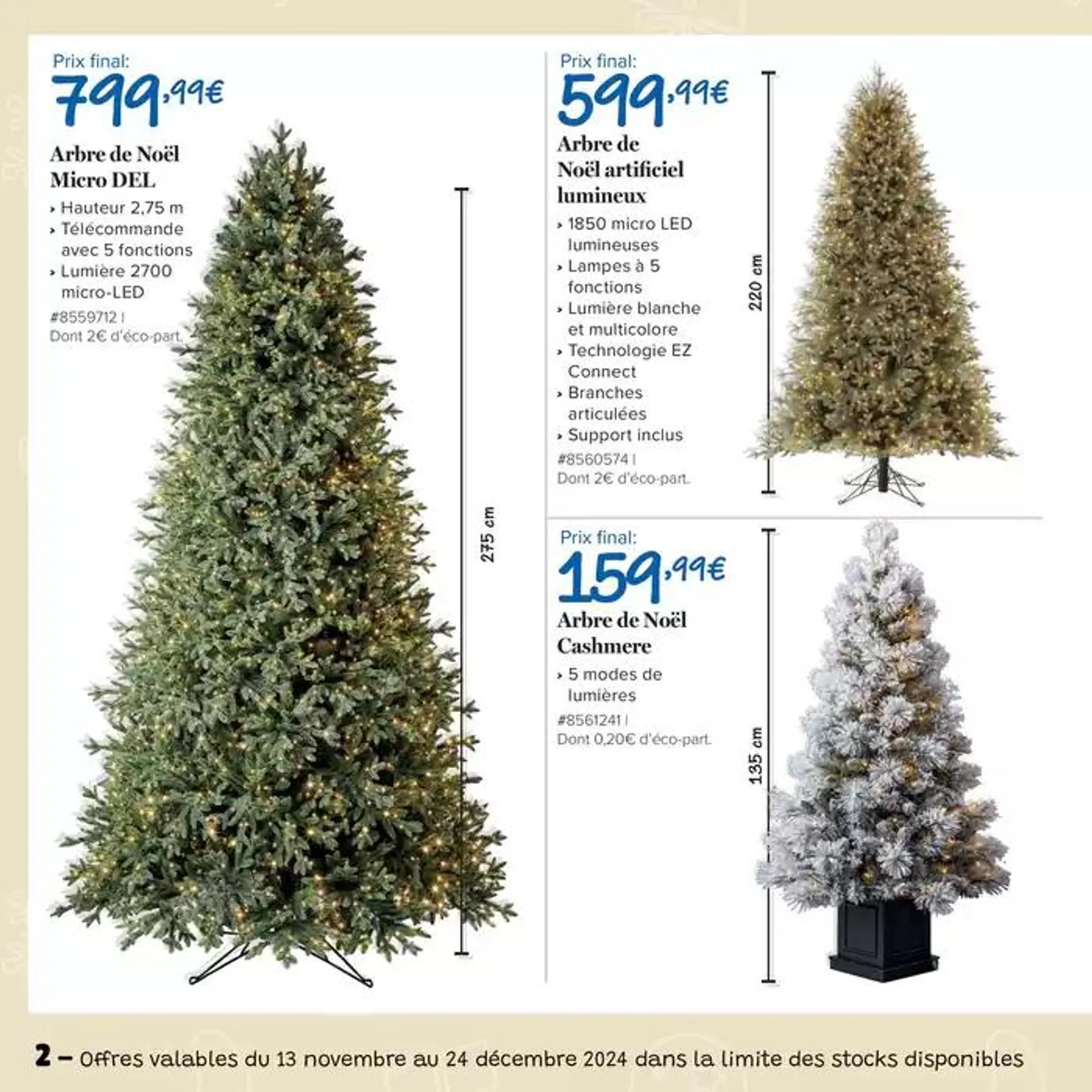 Décorations de Noël du 14 novembre au 24 décembre 2024 - Catalogue page 2