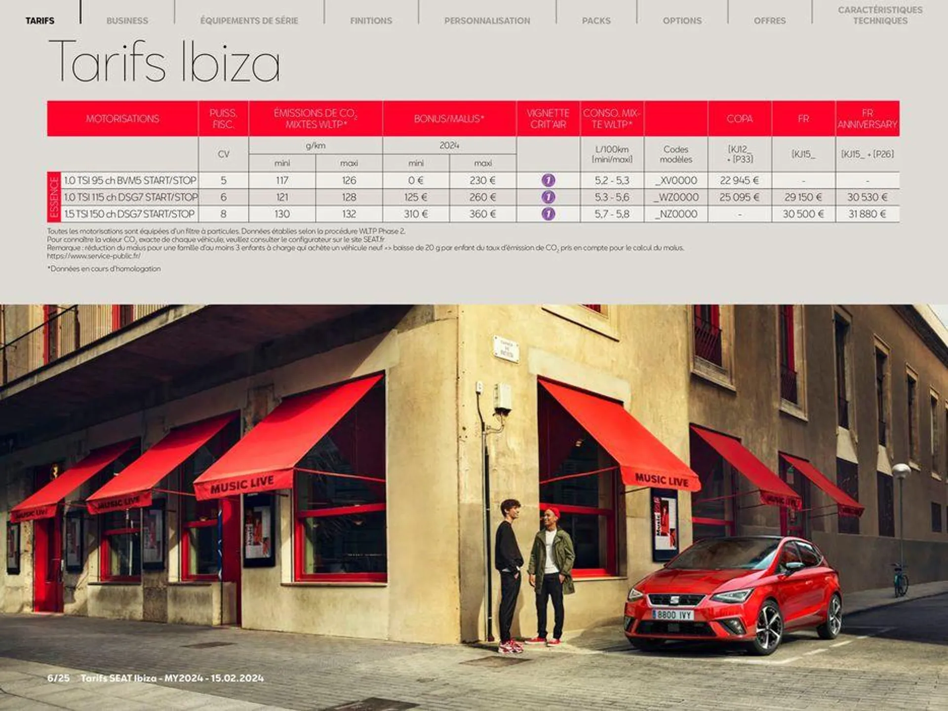 Nouvelle SEAT Ibiza du 18 mars au 18 septembre 2024 - Catalogue page 6