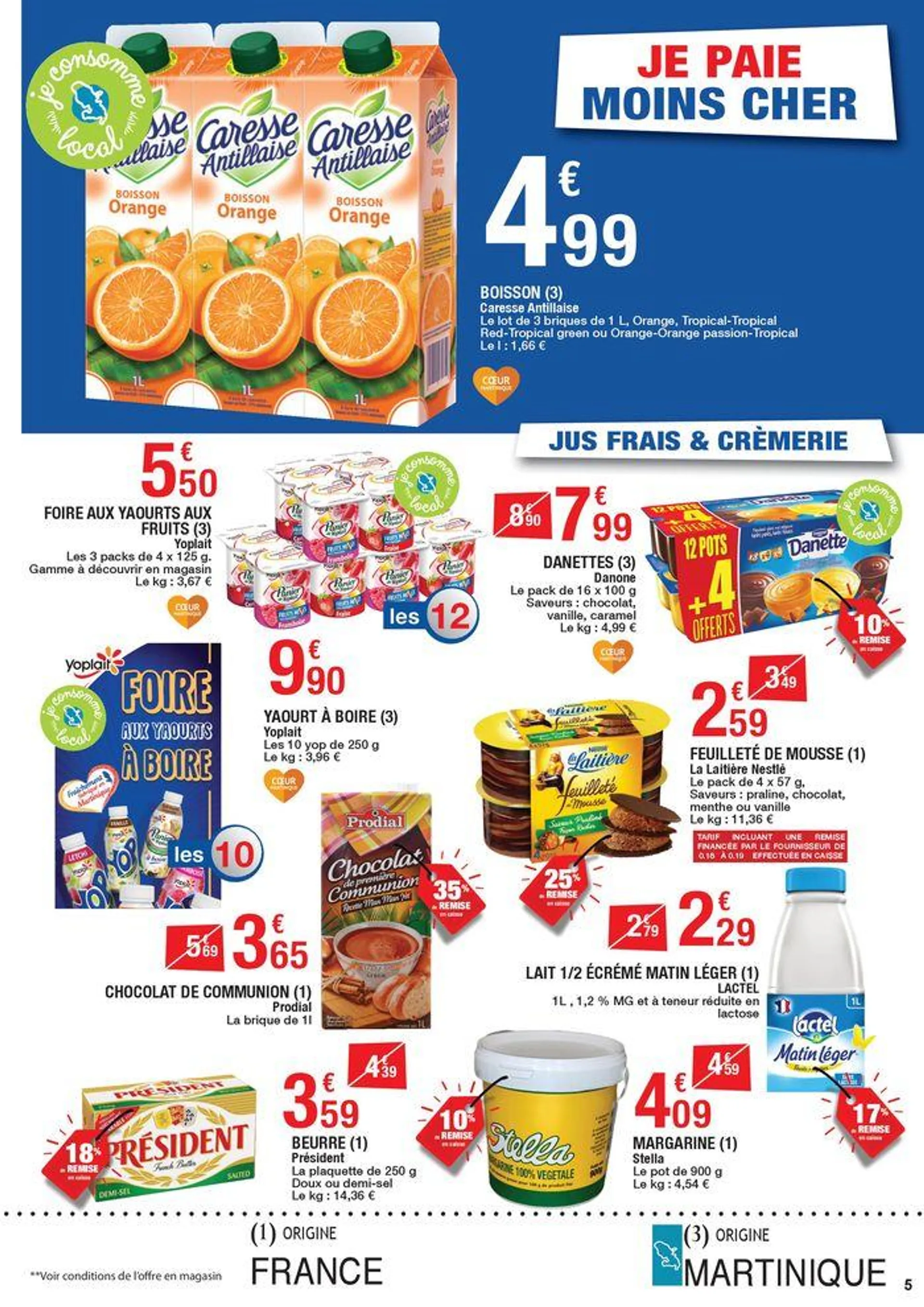 Carrefour SURGELES & FETE DE LA MER - Les JO de Paris du 23 juillet au 4 août 2024 - Catalogue page 5