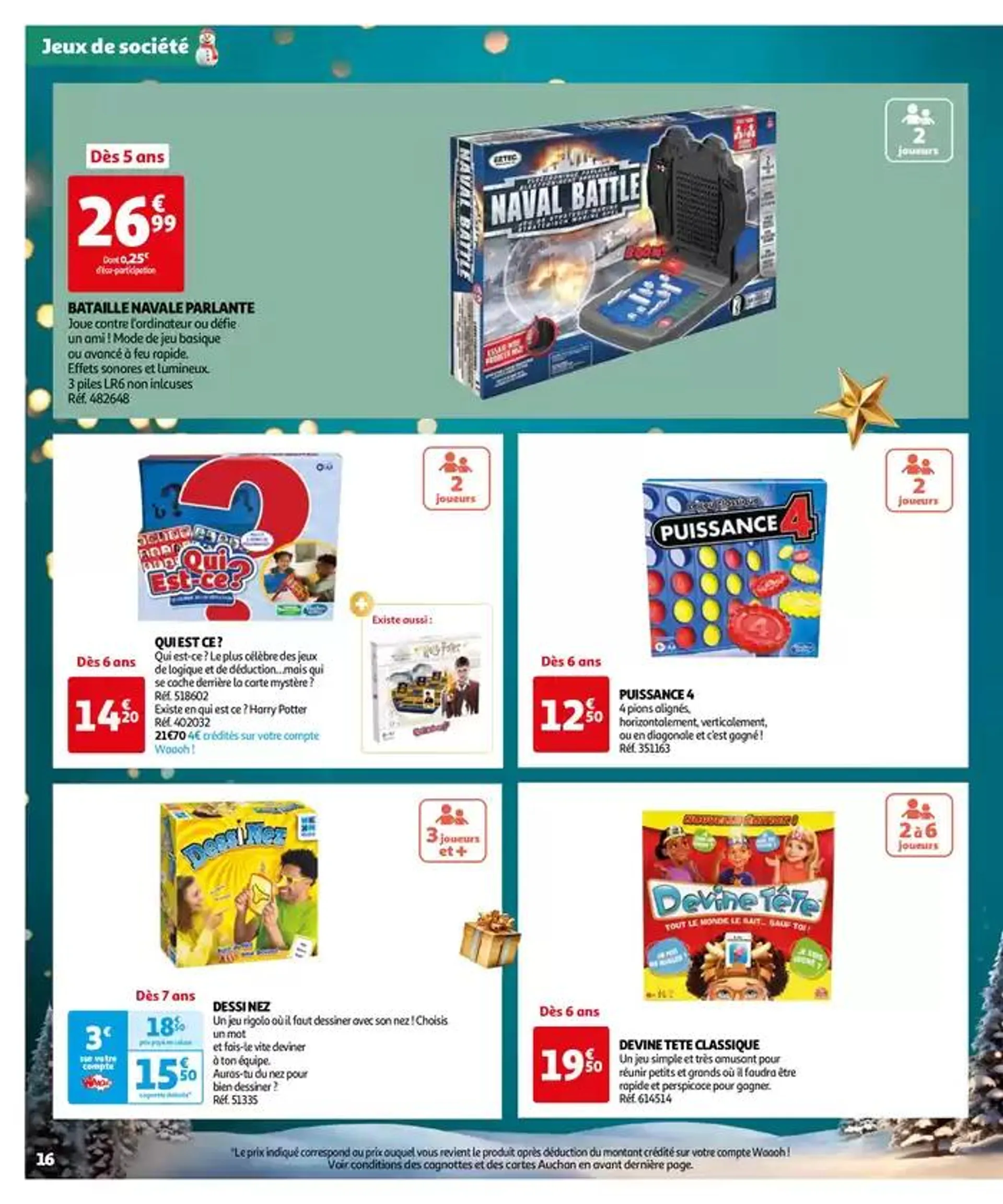 Réveillons Noël, un max de promos pour les fêtes  du 11 octobre au 6 décembre 2024 - Catalogue page 16