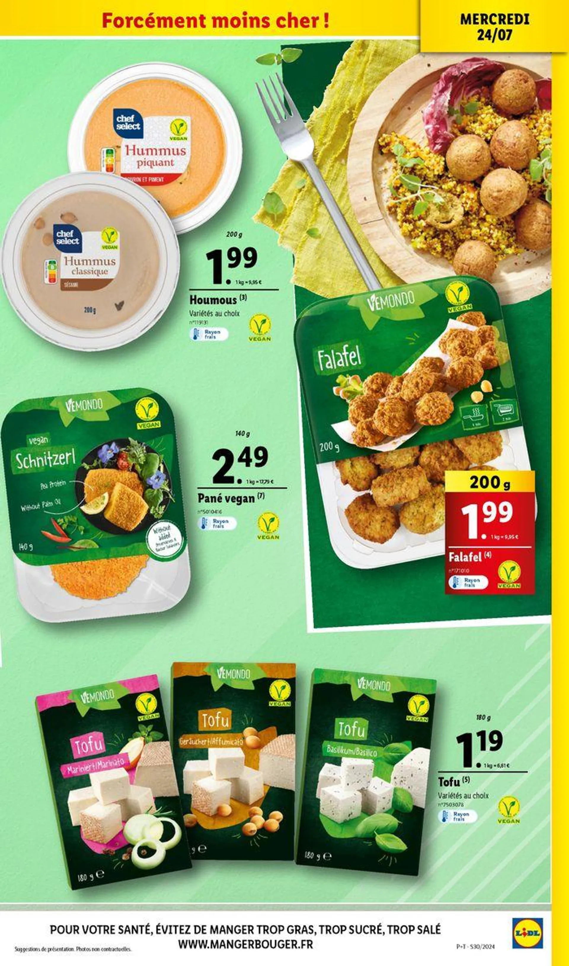 Profitez des journées opportunités pour dénicher vos produits du quotidien à prix Lidl du 24 juillet au 30 juillet 2024 - Catalogue page 29