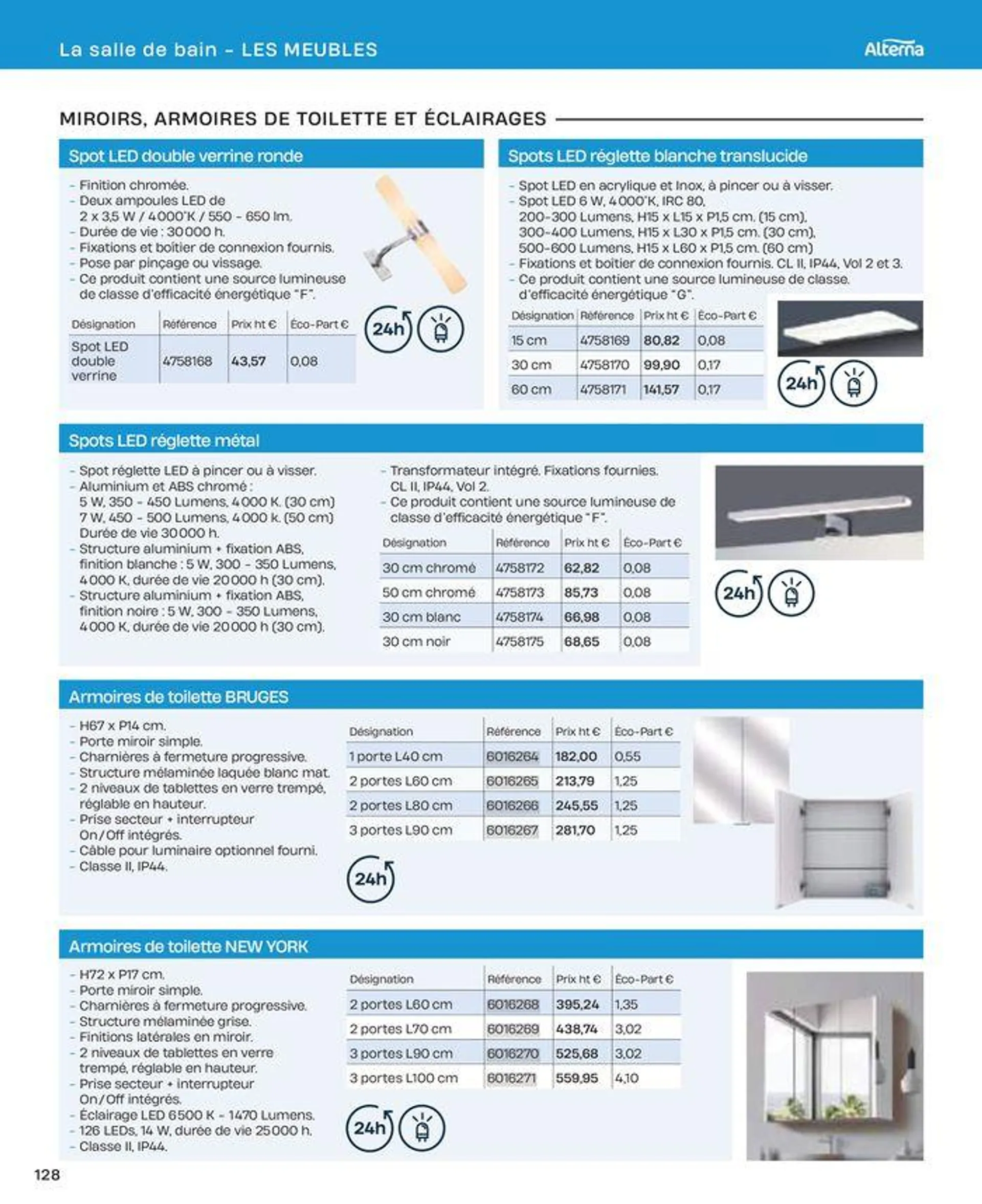 La salle de bain en toute sérénité du 2 juillet au 31 décembre 2024 - Catalogue page 128