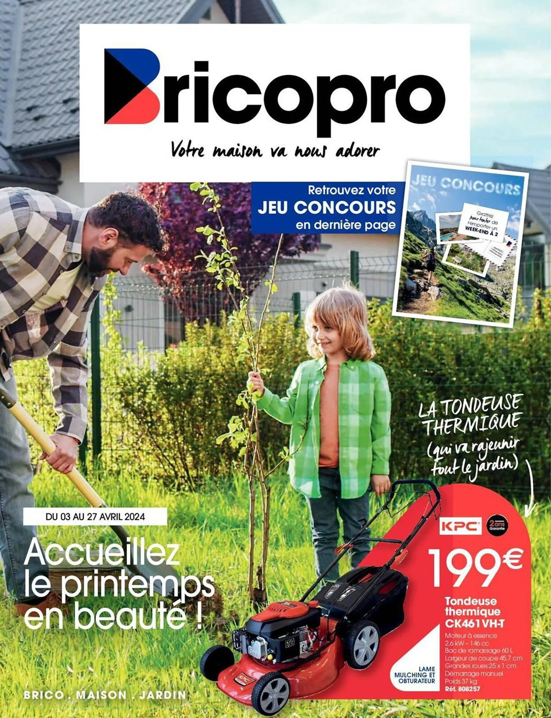 Catalogue Brico Pro du 3 avril au 27 avril 2024 - Catalogue page 1