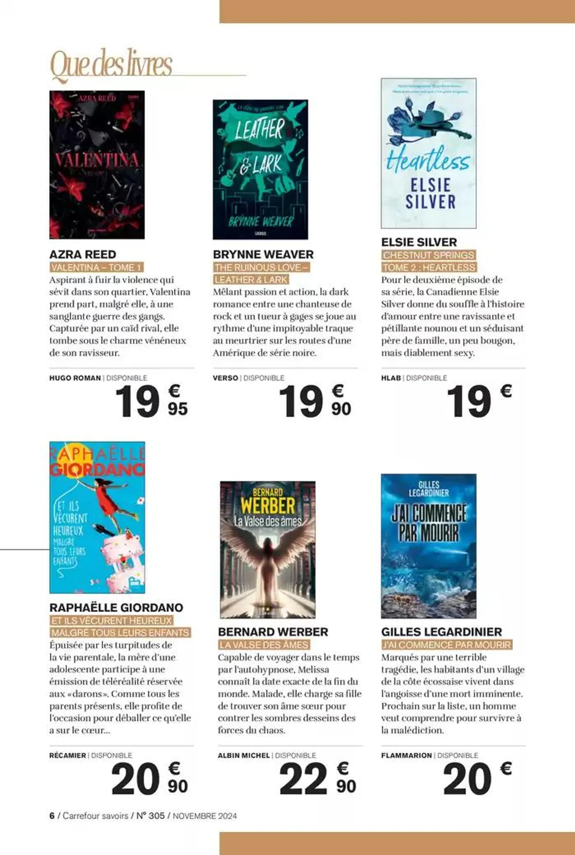 À CHACUN SA CULTURE du 1 novembre au 30 novembre 2024 - Catalogue page 6