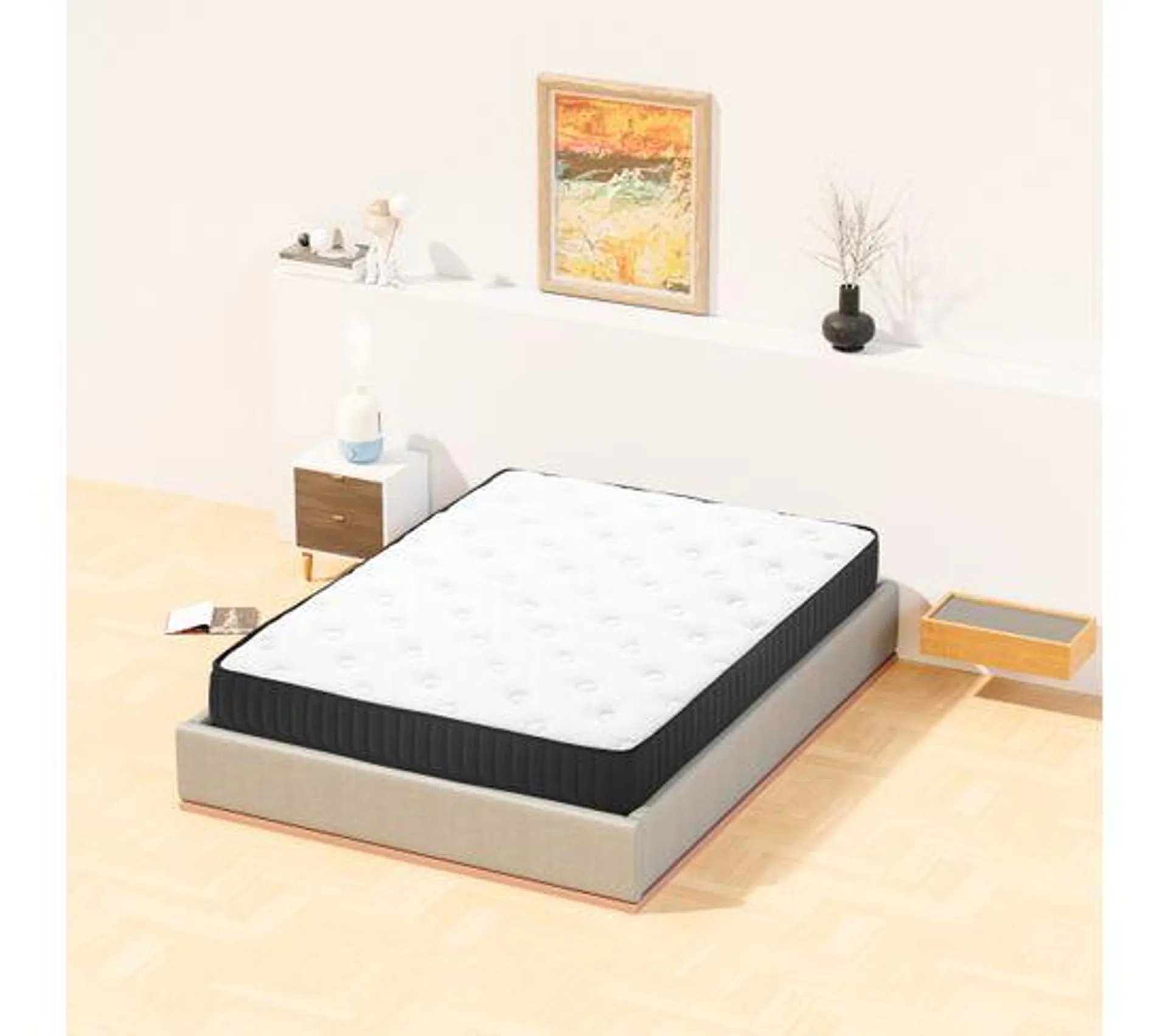 Matelas mousse DOTINO 140x190 cm ép.20cm