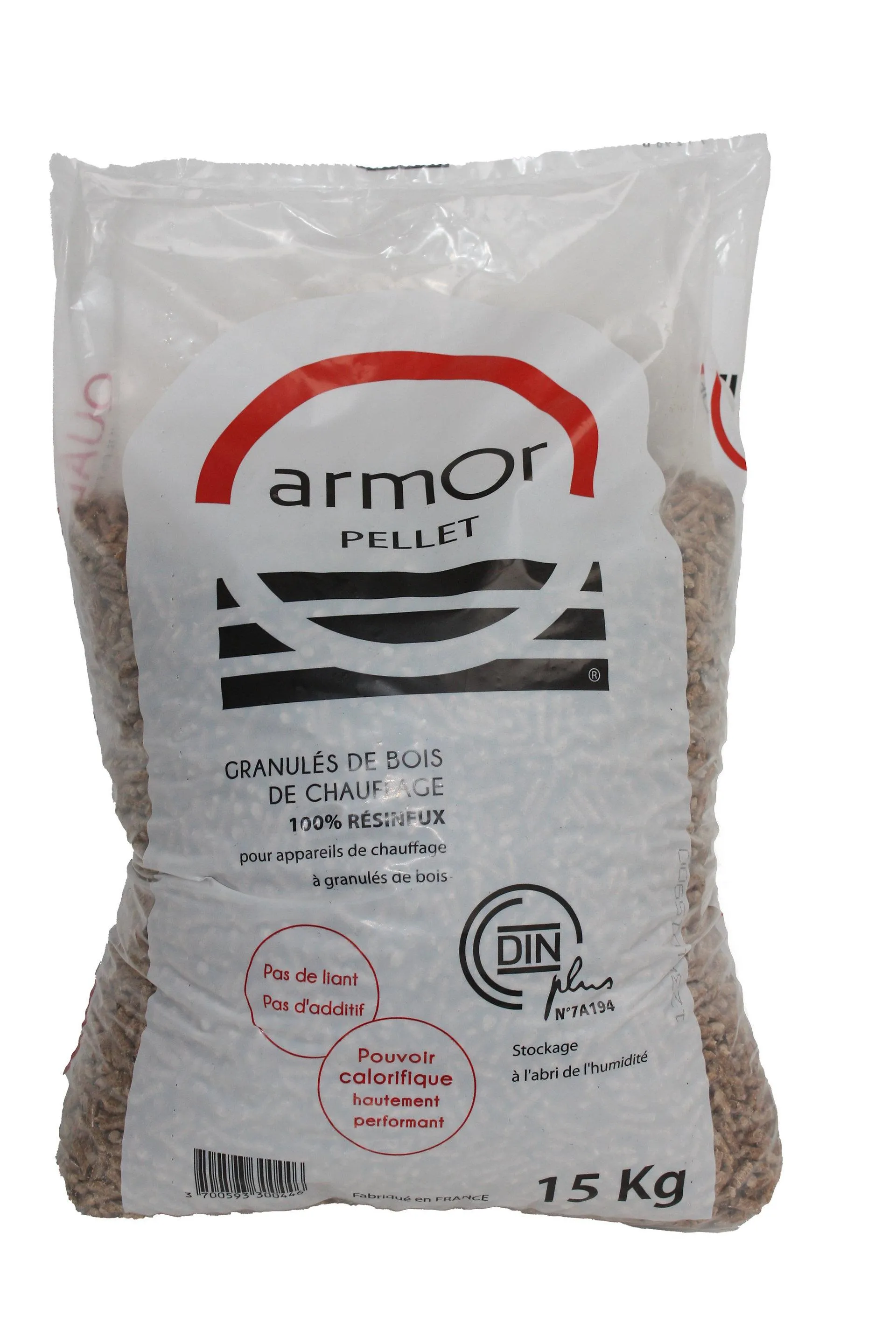 Pellet 100% résineux Armor sac de 15 kg