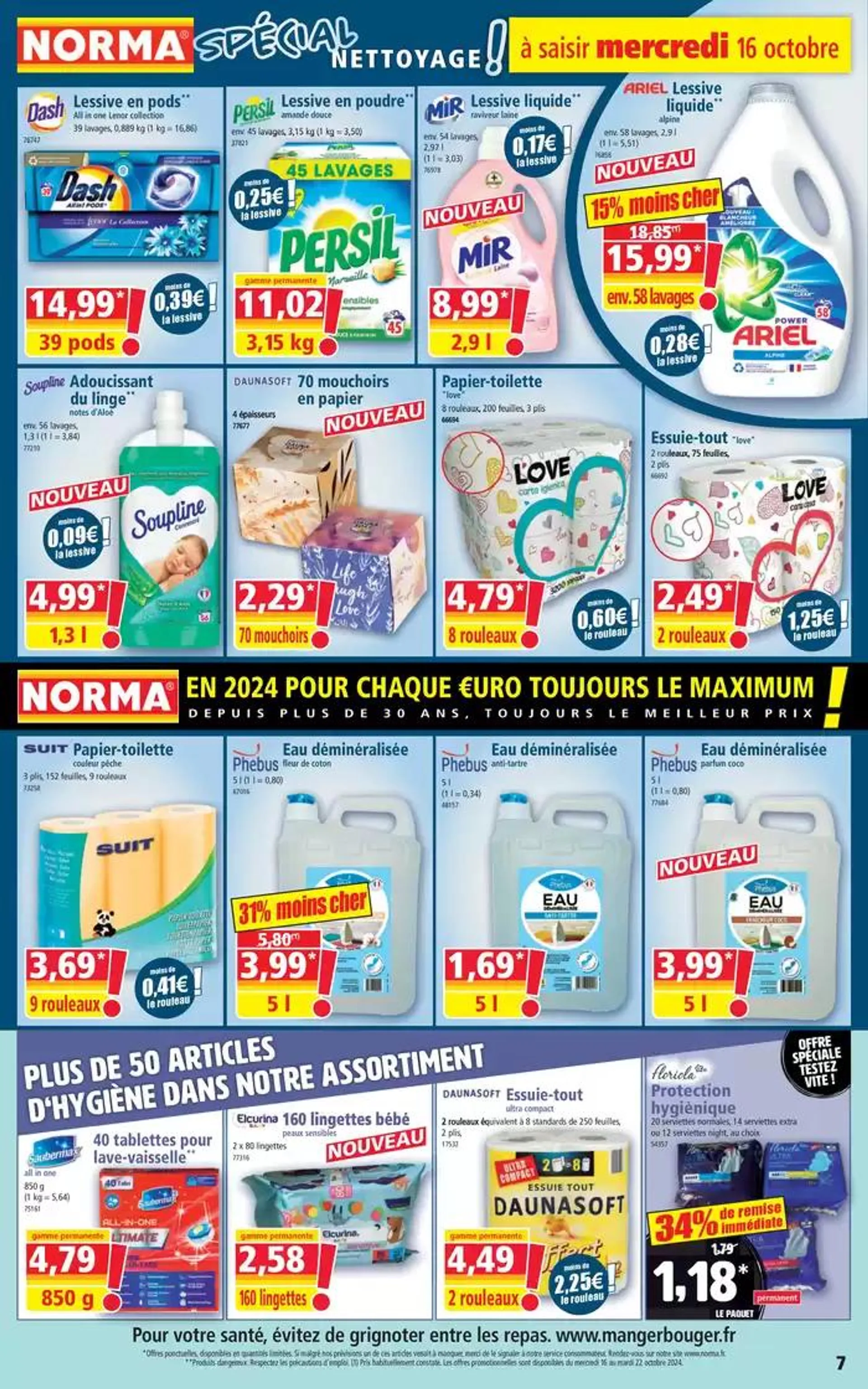 JUSQUÀ -50% SUR LA 2ÈME du 16 octobre au 22 octobre 2024 - Catalogue page 7