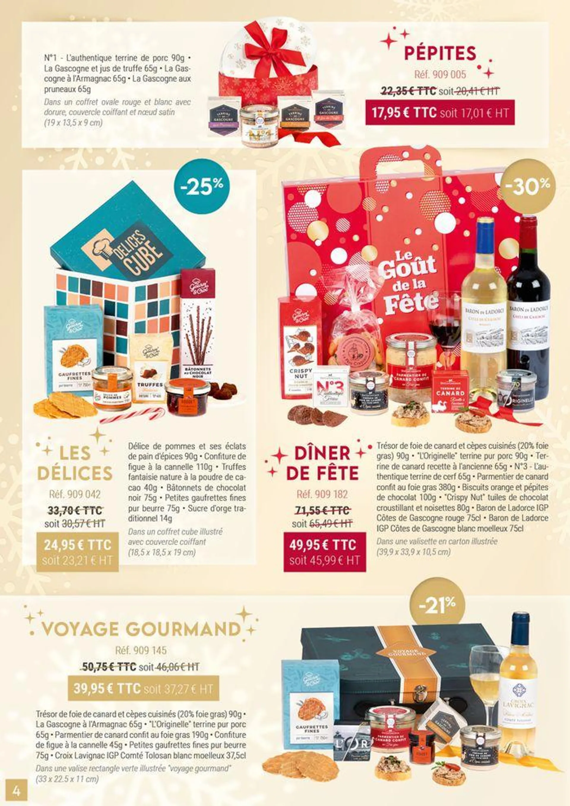 Cadeaux Gourmands du 12 décembre au 31 août 2024 - Catalogue page 4