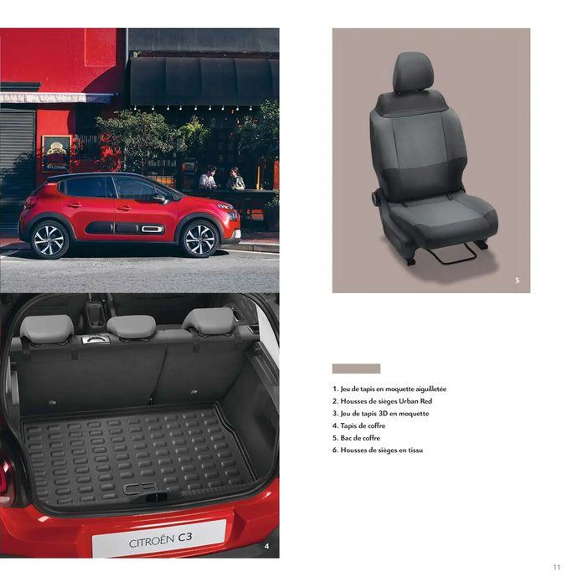 Citroën C3 Brochure Accessoires du 4 juillet au 31 décembre 2024 - Catalogue page 11