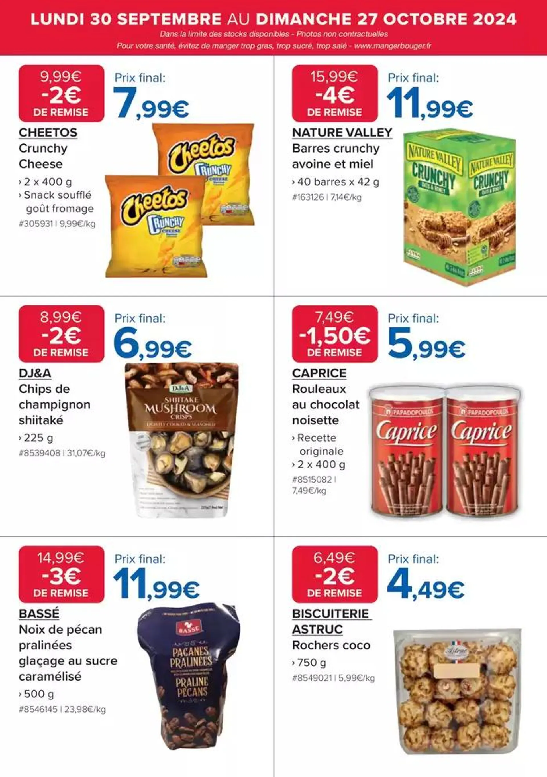 NOS OFFRES DU MOMENT du 1 octobre au 27 octobre 2024 - Catalogue page 12