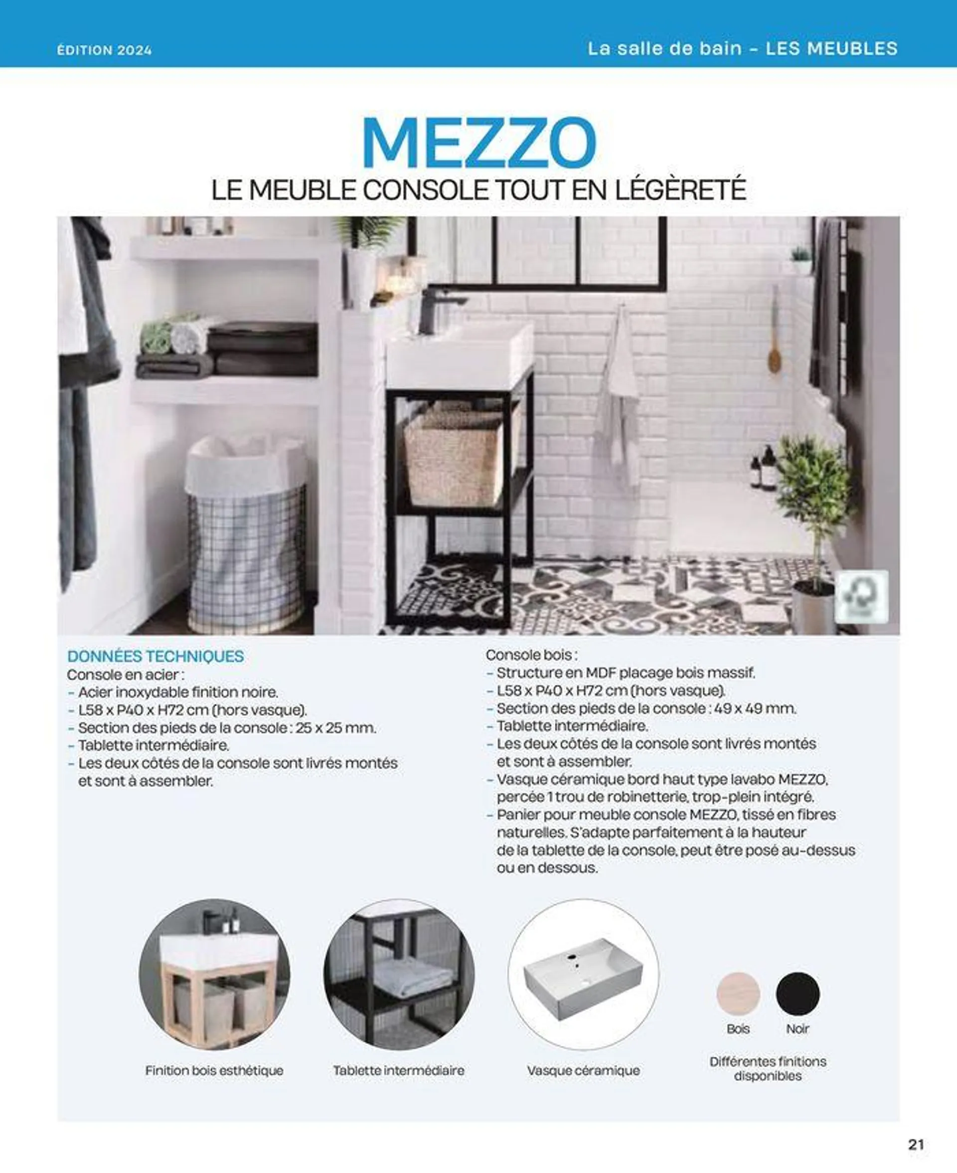 La salle de bain en toute sérénité du 2 juillet au 31 décembre 2024 - Catalogue page 21