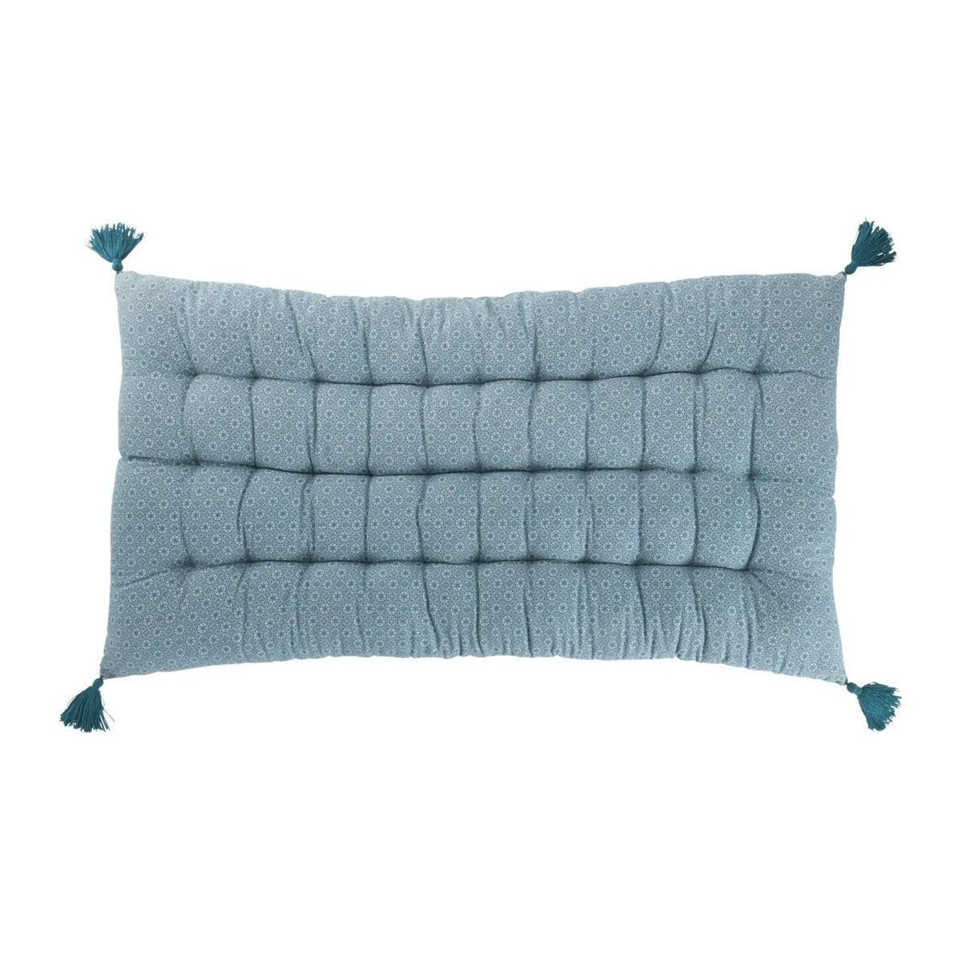 Long coussin de sol - 60 x 120 cm - Bleu