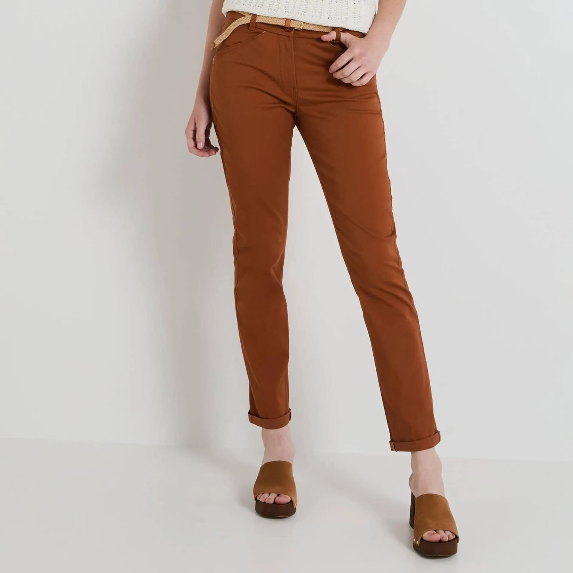 Pantalon chino femme