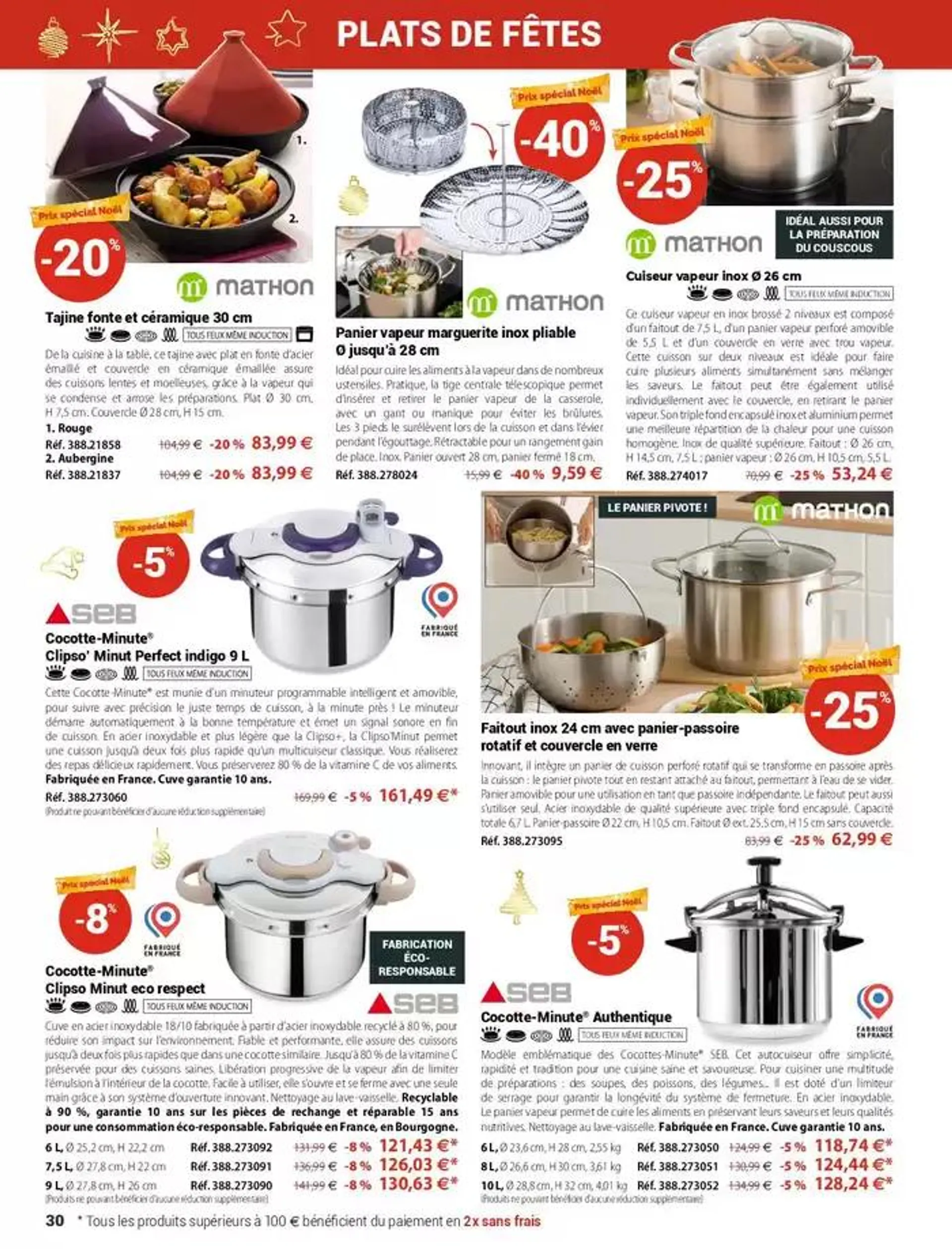  Noël Gourmand du 21 octobre au 31 décembre 2024 - Catalogue page 30