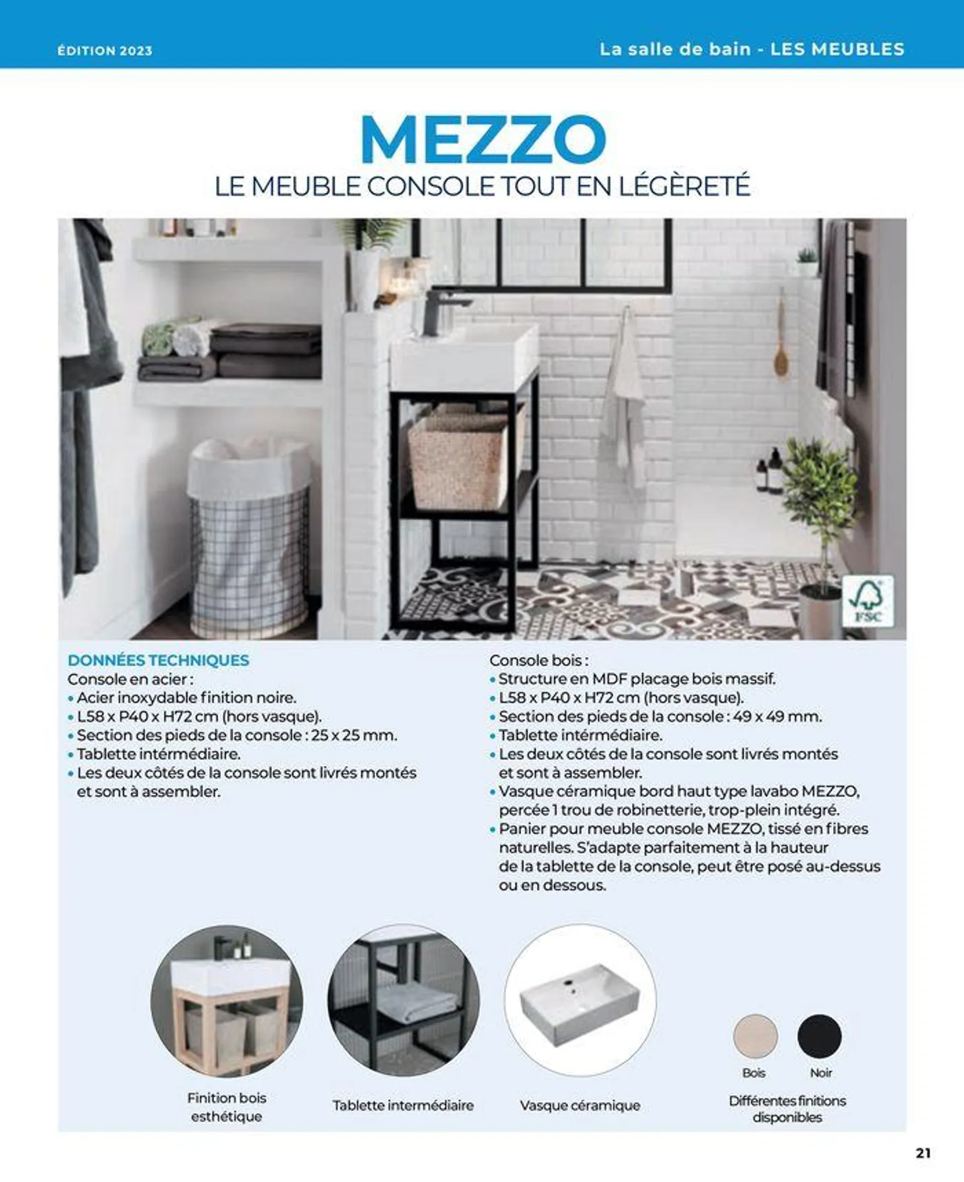 La salle de bain en toute sérénité du 17 janvier au 31 août 2024 - Catalogue page 21