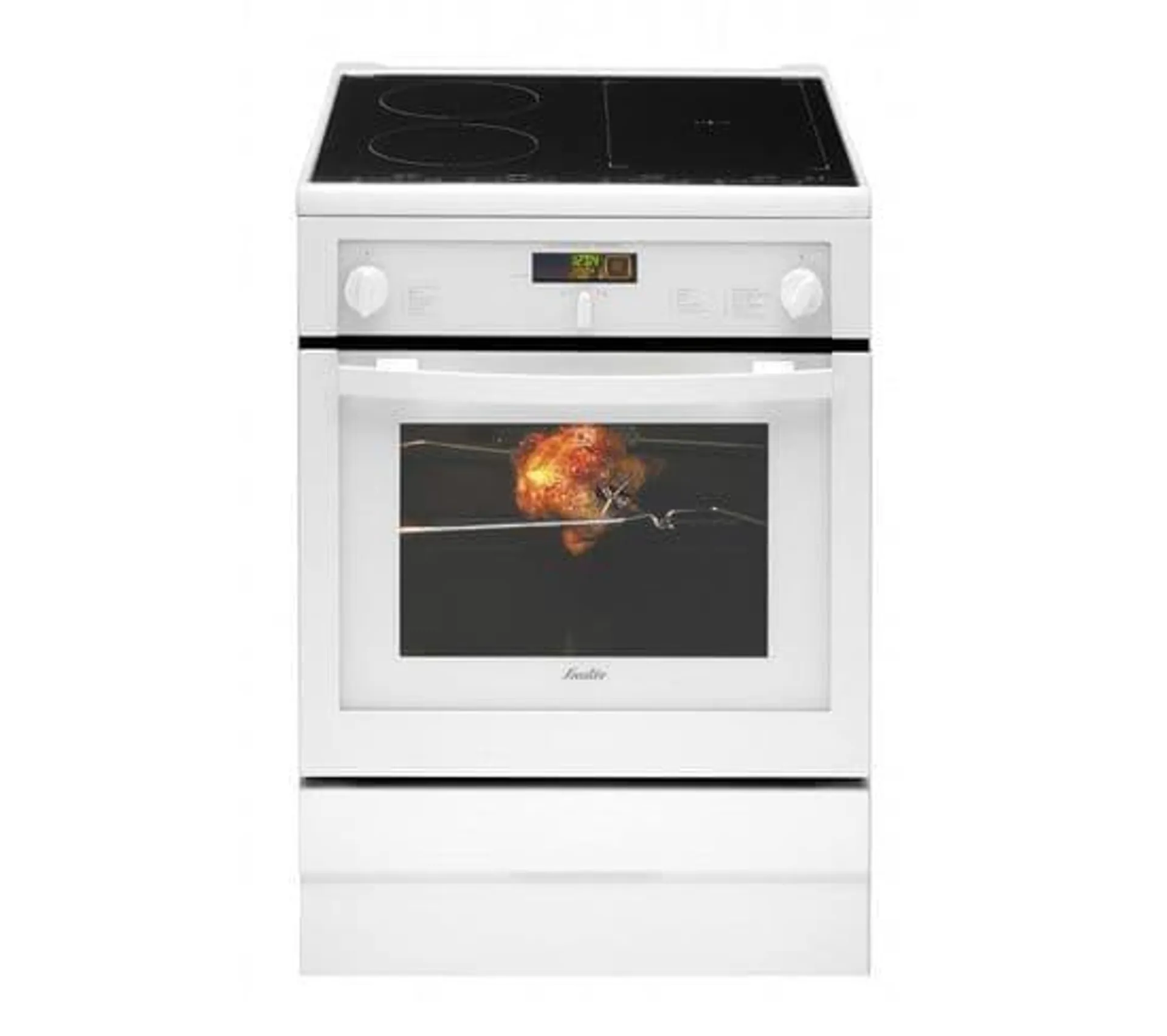 SAUTER Cuisinière induction SCI1214W 4 foyers Blanc