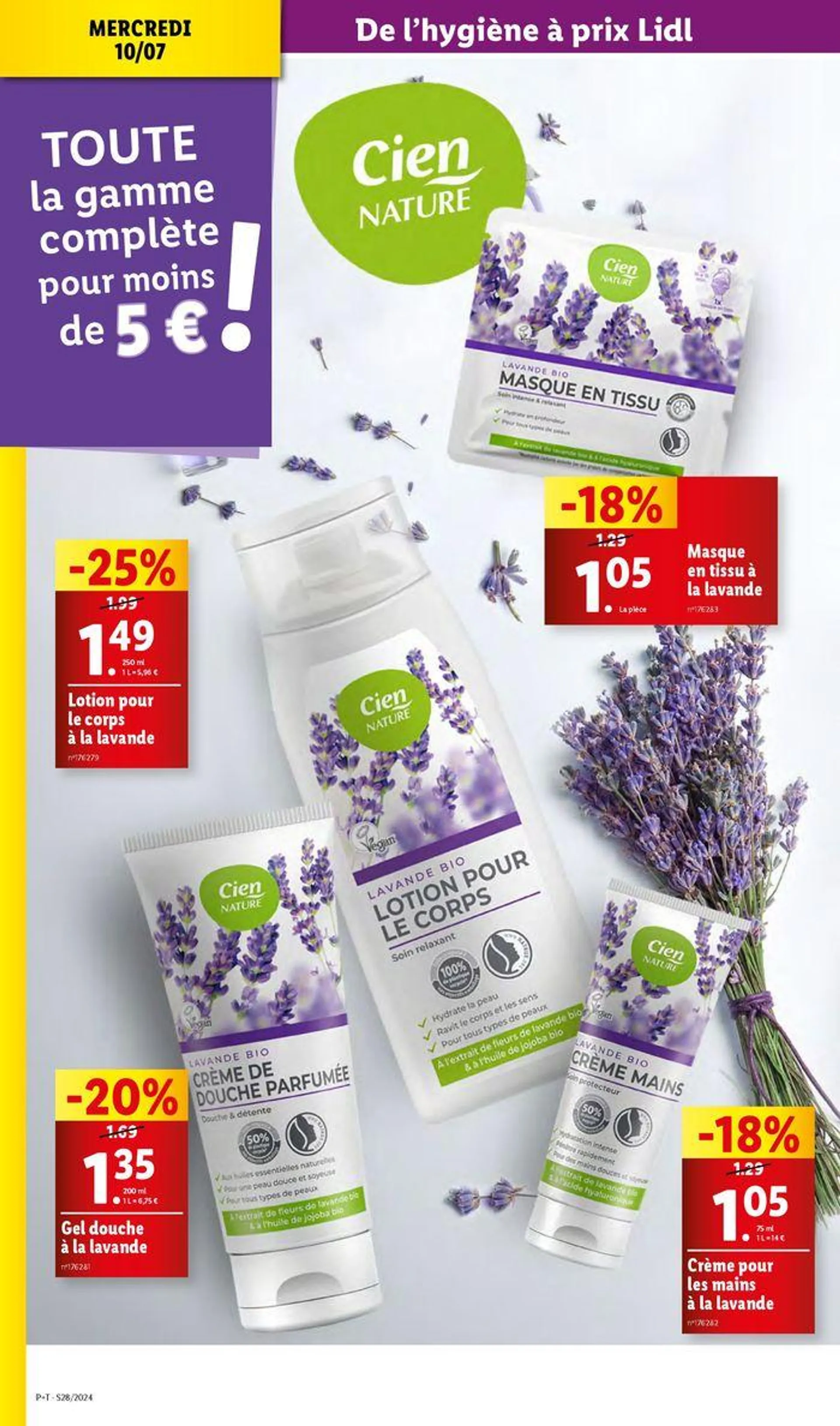 Profiez des petits prix pour des méga économies chez Lidl ! du 10 juillet au 16 juillet 2024 - Catalogue page 30