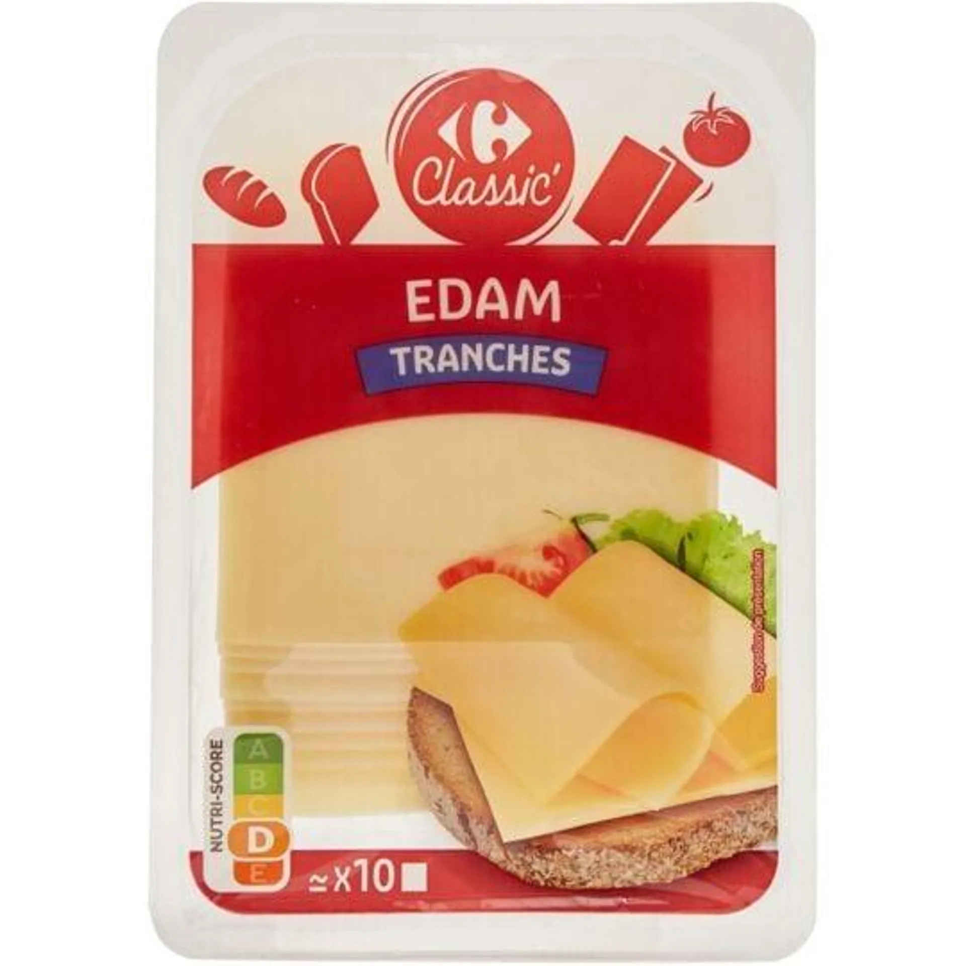 Edam en tranches CARREFOUR CLASSIC'