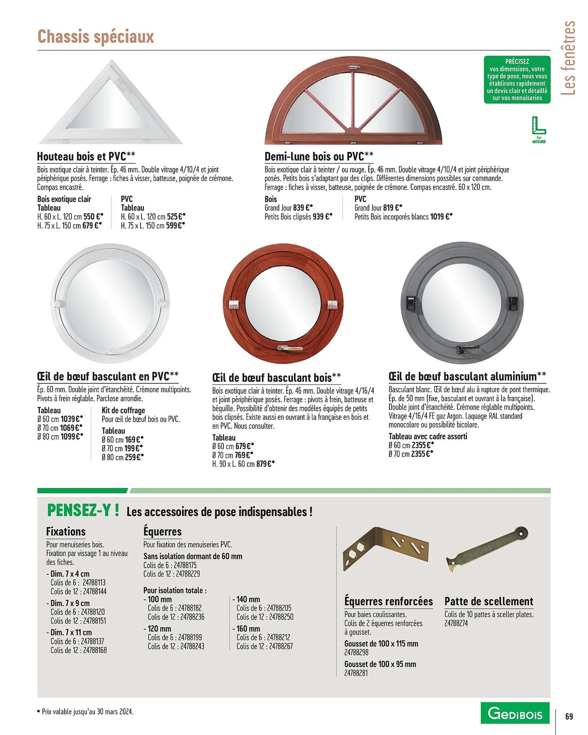 Catalogue Gédibois du 15 mai au 28 décembre 2024 - Catalogue page 69