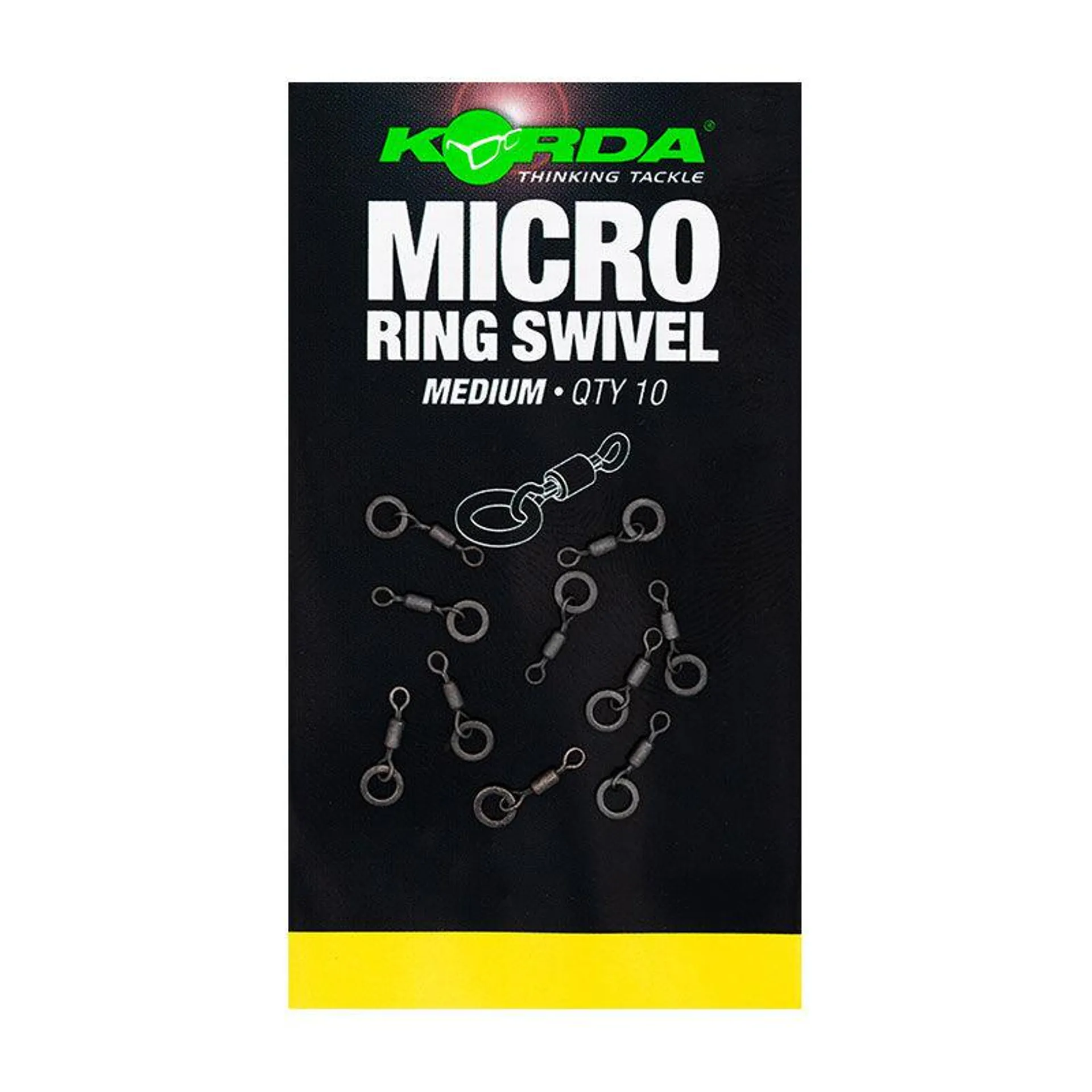 Emerillons korda micro rig ring swivel medium