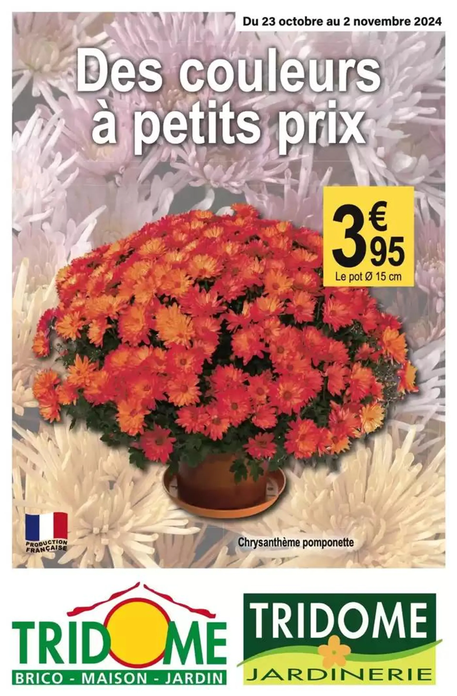 Des couleurs à petits prix du 23 octobre au 2 novembre 2024 - Catalogue page 1