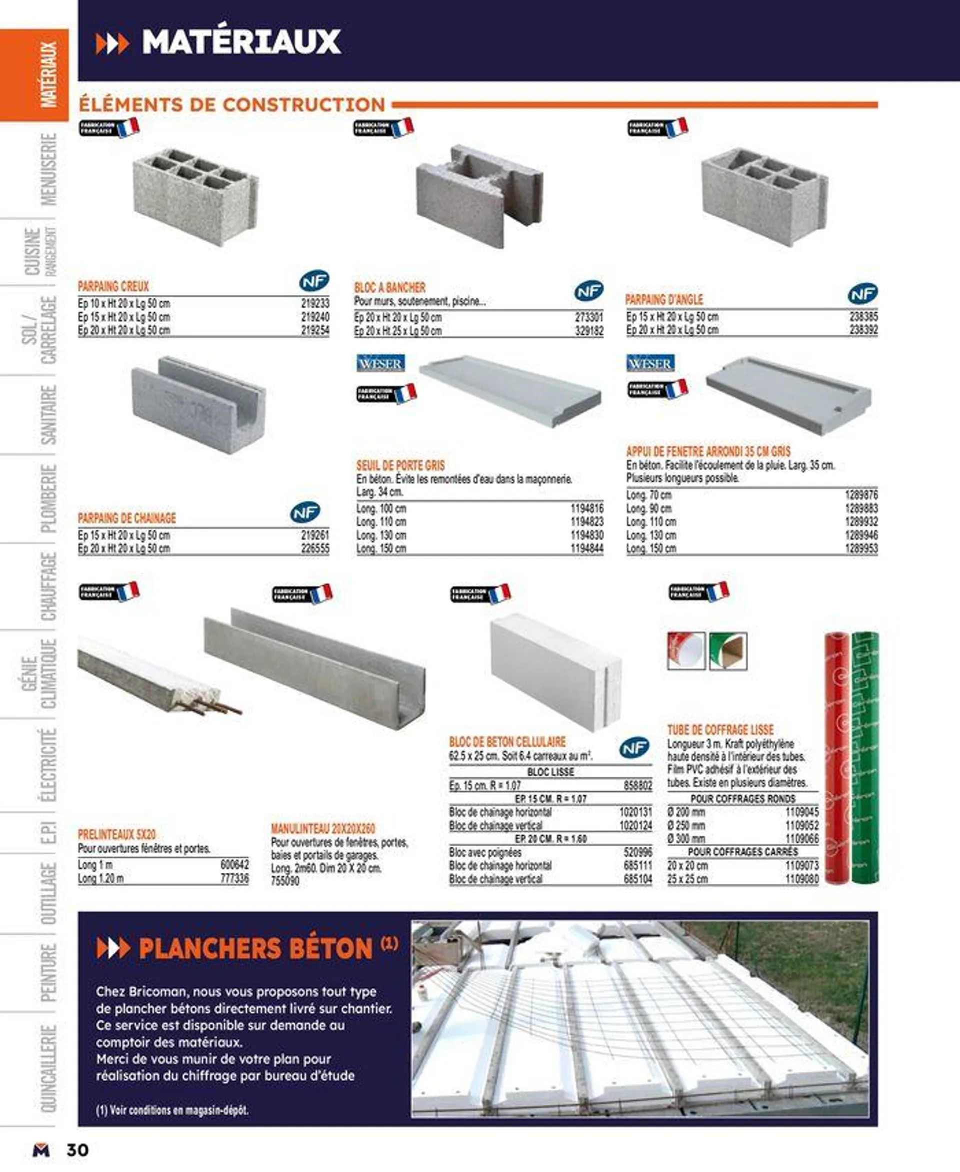 Guide produits 2024 du 15 mars au 31 décembre 2024 - Catalogue page 30