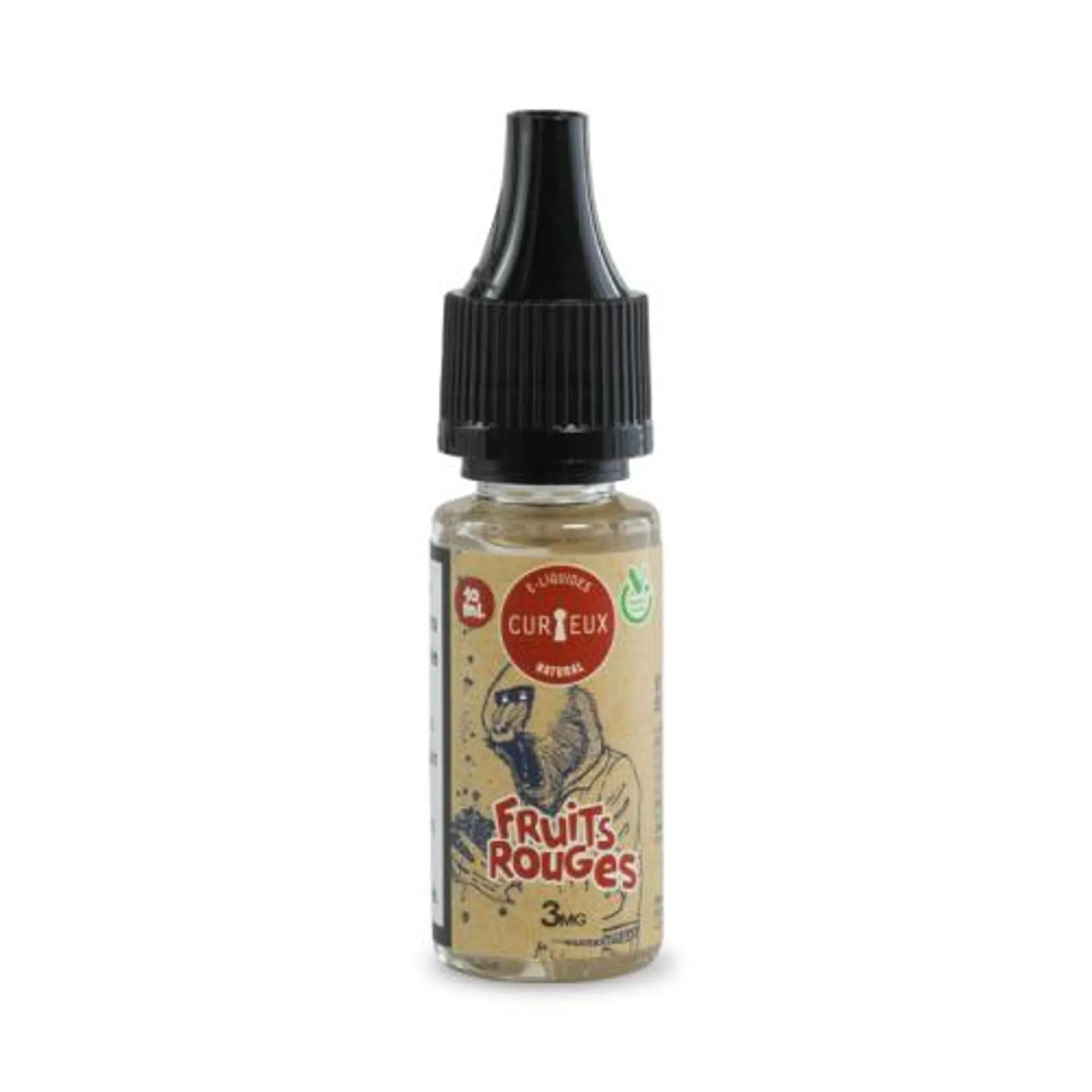 E-Liquide FRUITS ROUGES 10 ml - Curieux Edition Natural