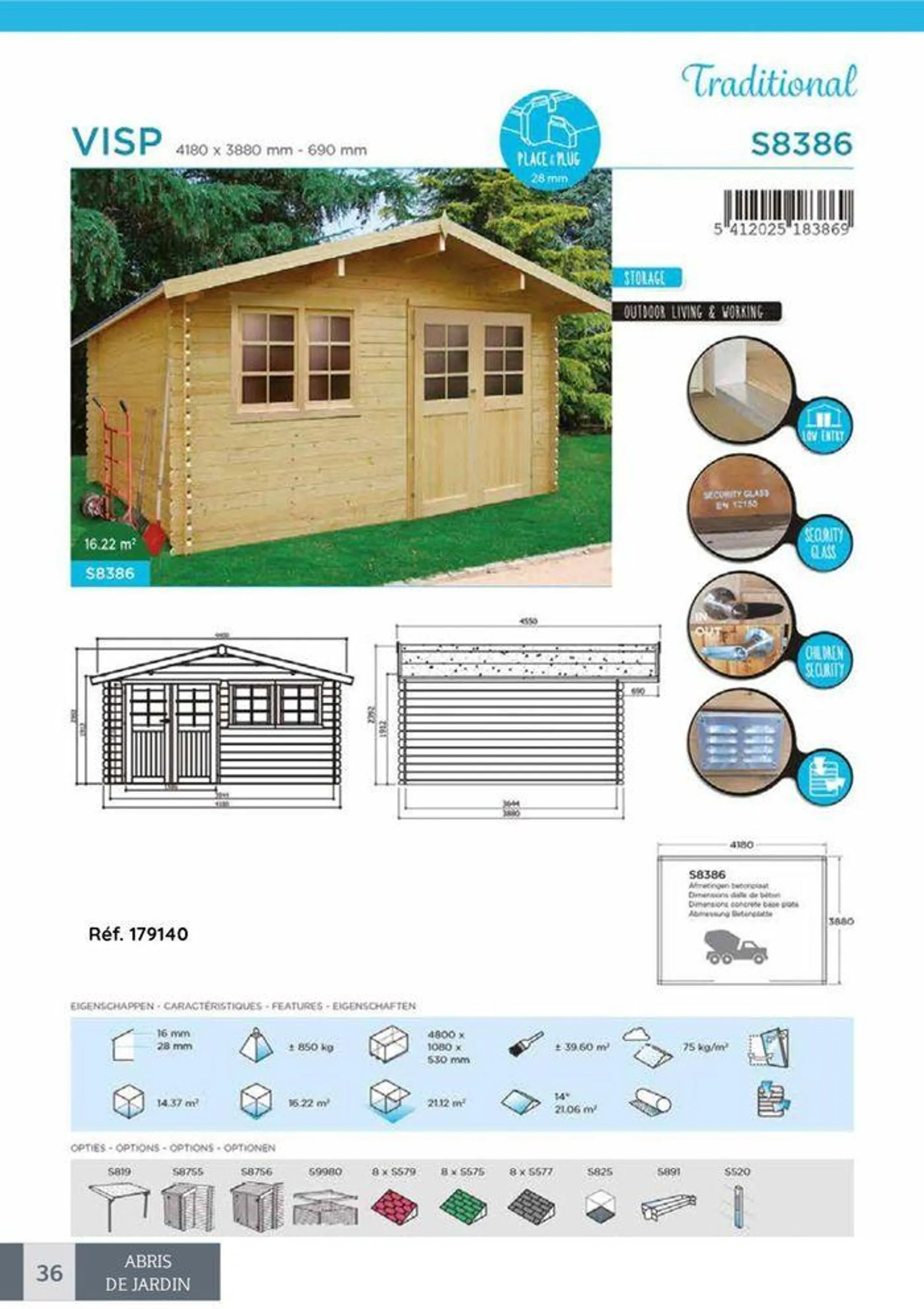 Abris de Jardin du 31 janvier au 31 décembre 2024 - Catalogue page 33