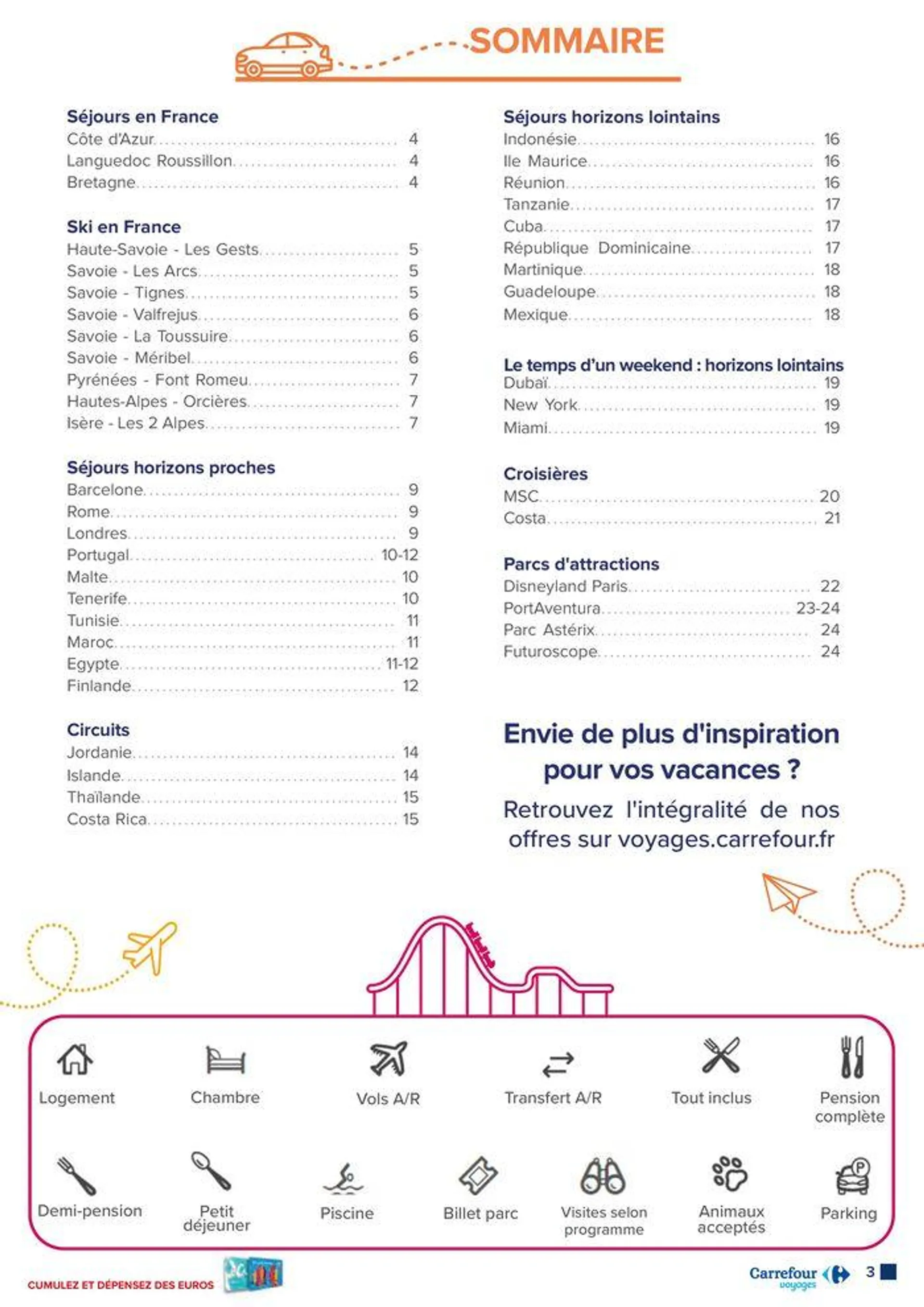 VOYAGEZ TOUT SIMPLEMENT du 17 septembre au 15 décembre 2024 - Catalogue page 3