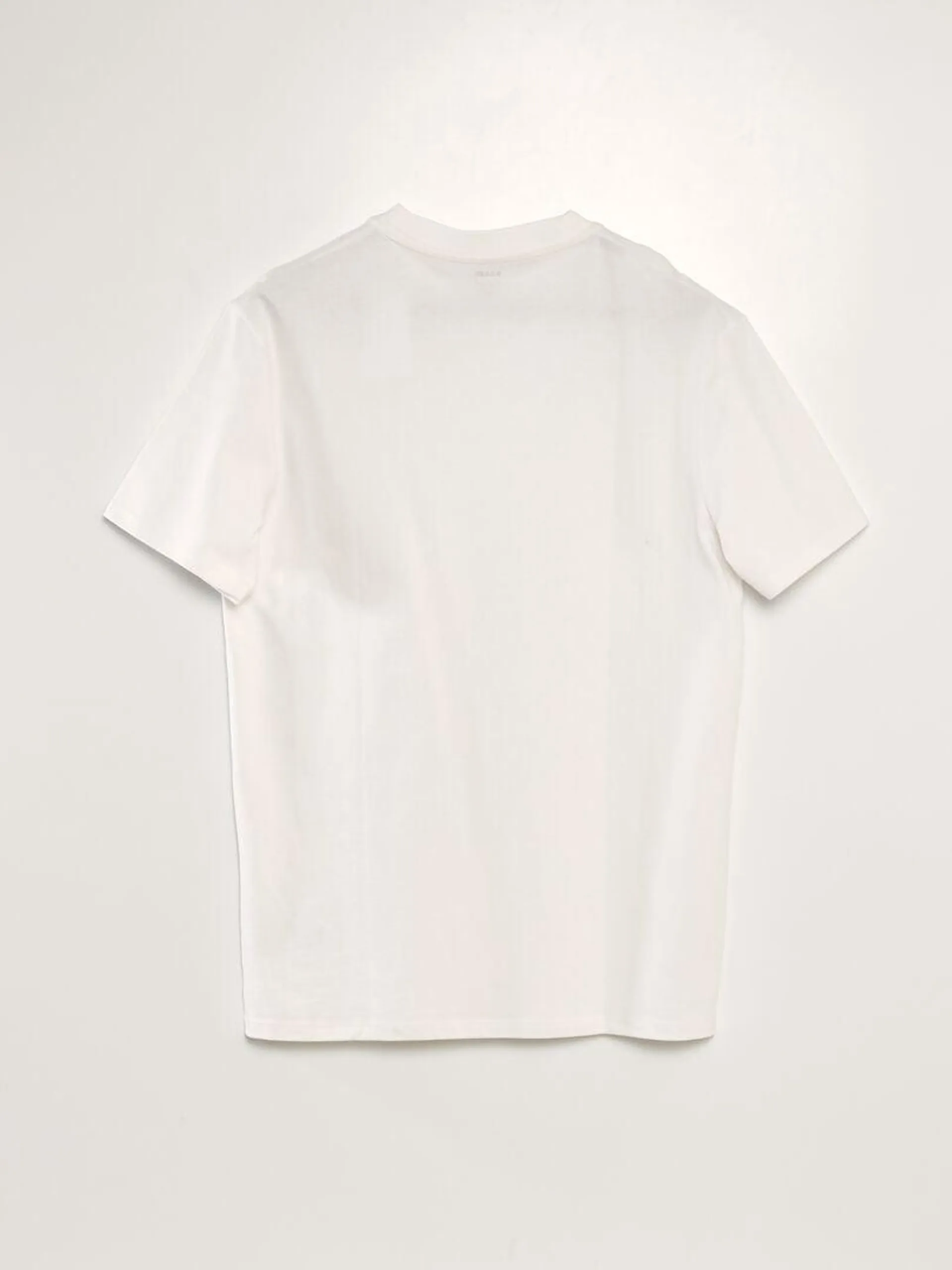 T-shirt à col rond en coton - Tough Cotton™ - blanc