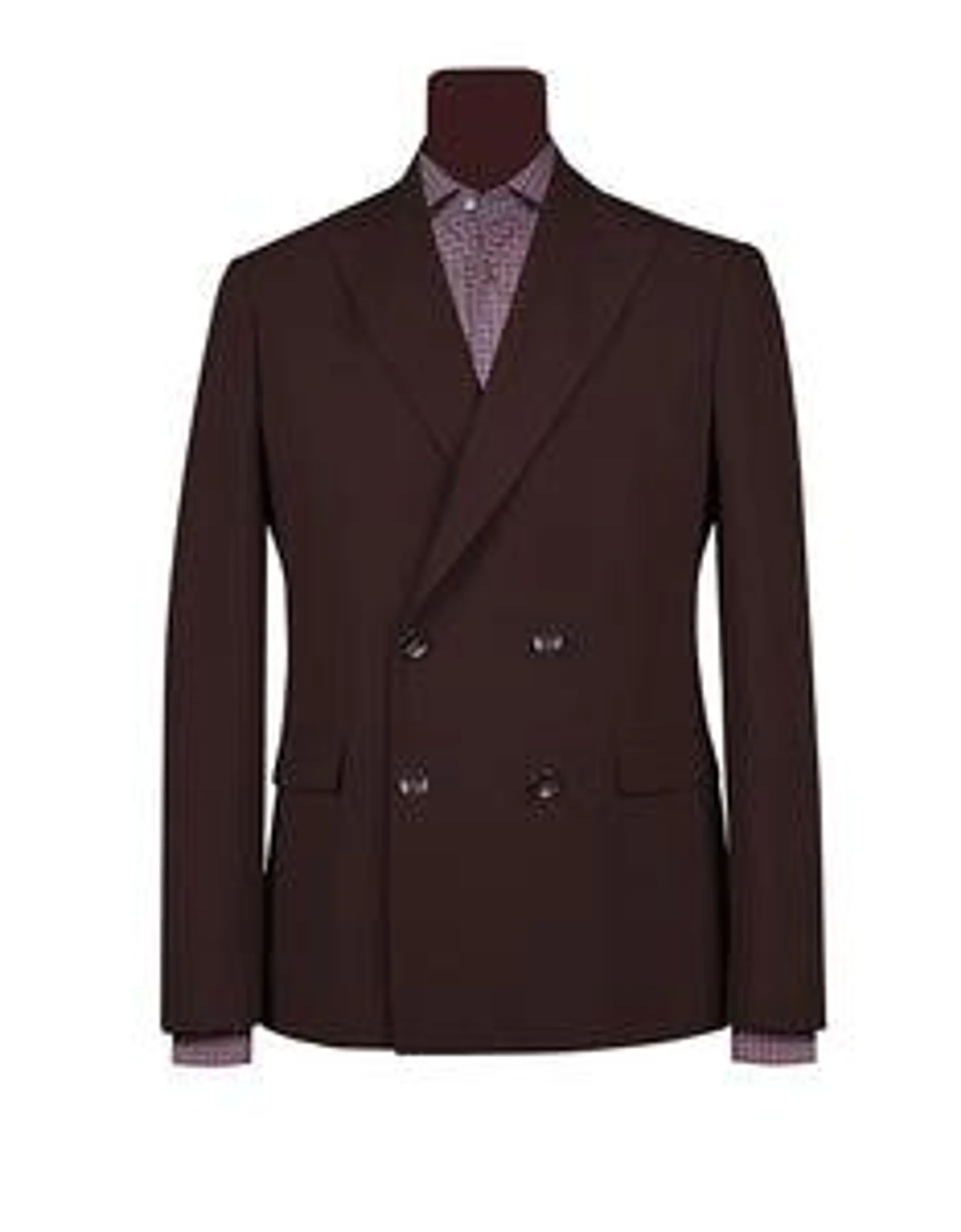 Men's Double Breasted Bordeaux Suit