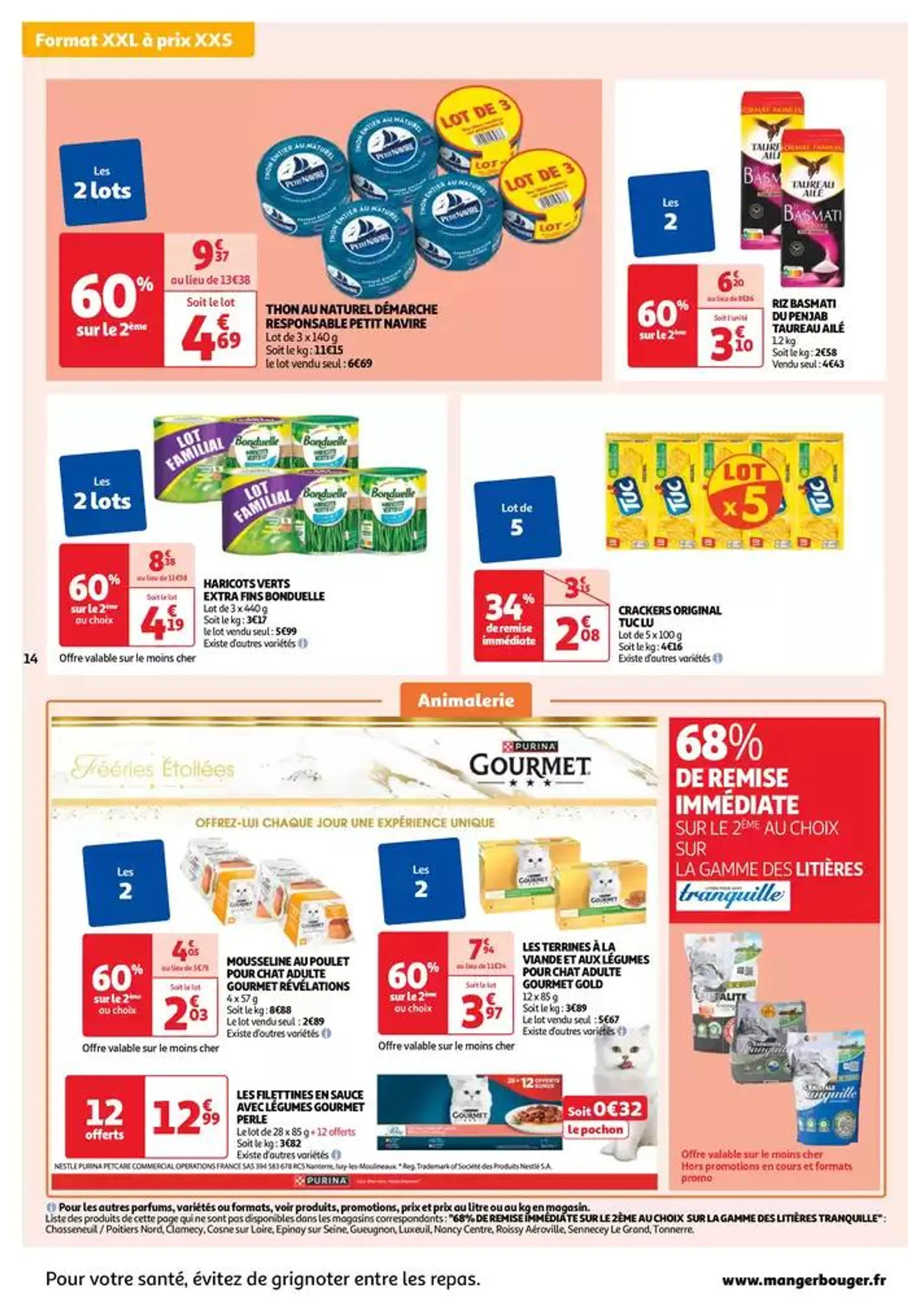 Top depart : 25 jours Auchan  du 29 octobre au 4 novembre 2024 - Catalogue page 14