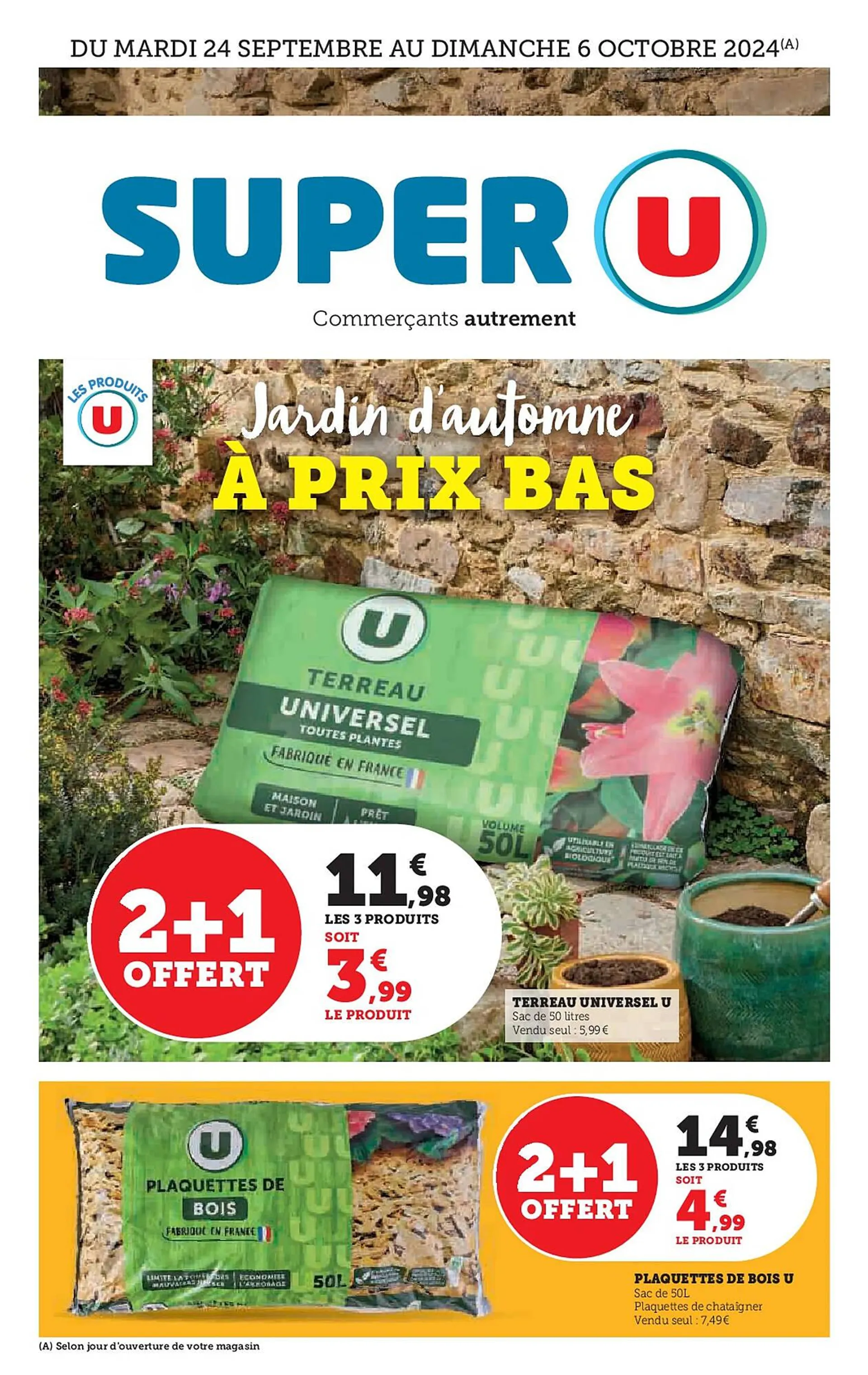 Catalogue Super U du 24 septembre au 6 octobre 2024 - Catalogue page 1