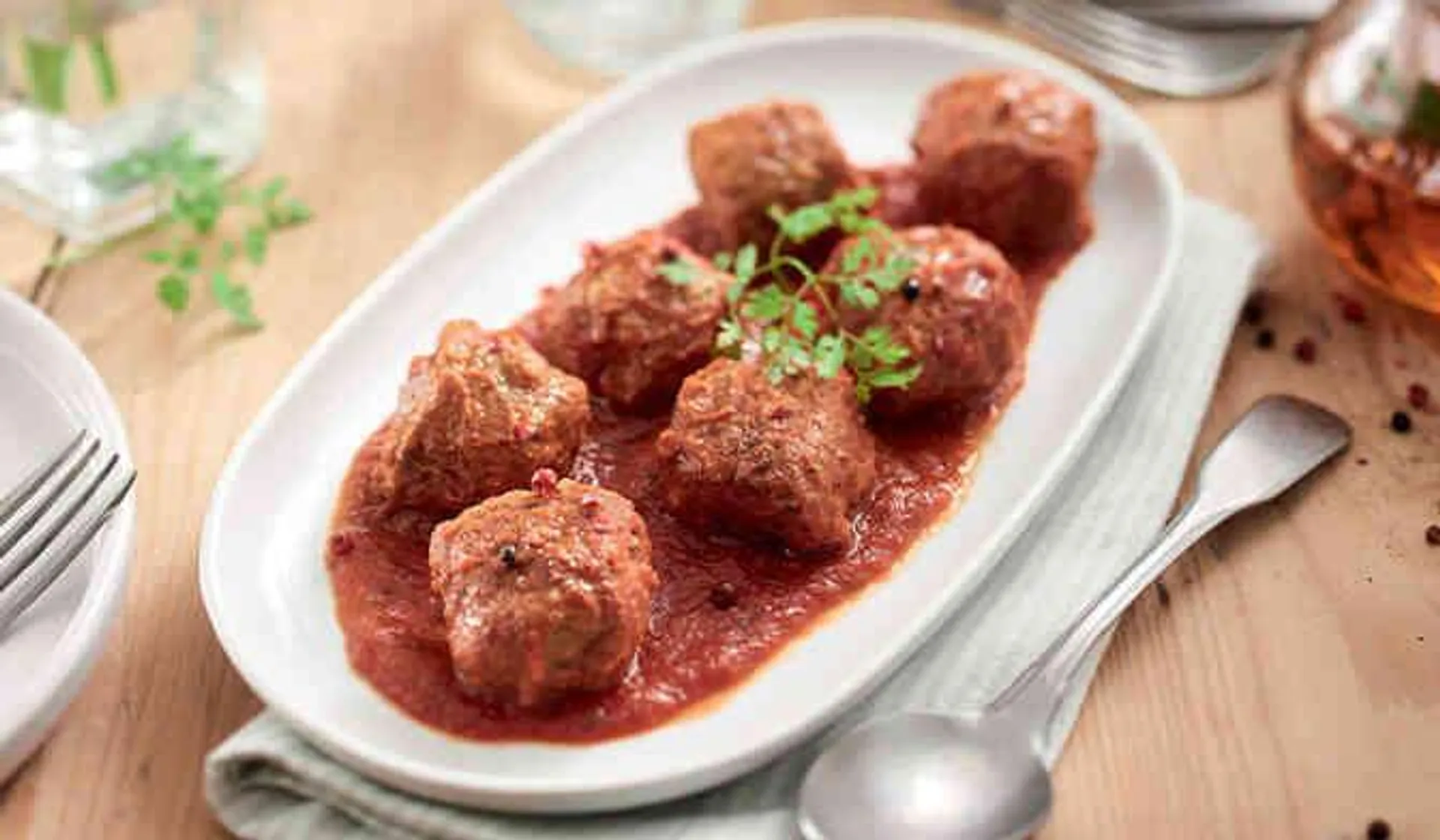 Boulettes à l'italienne viande de bœuf et de veau