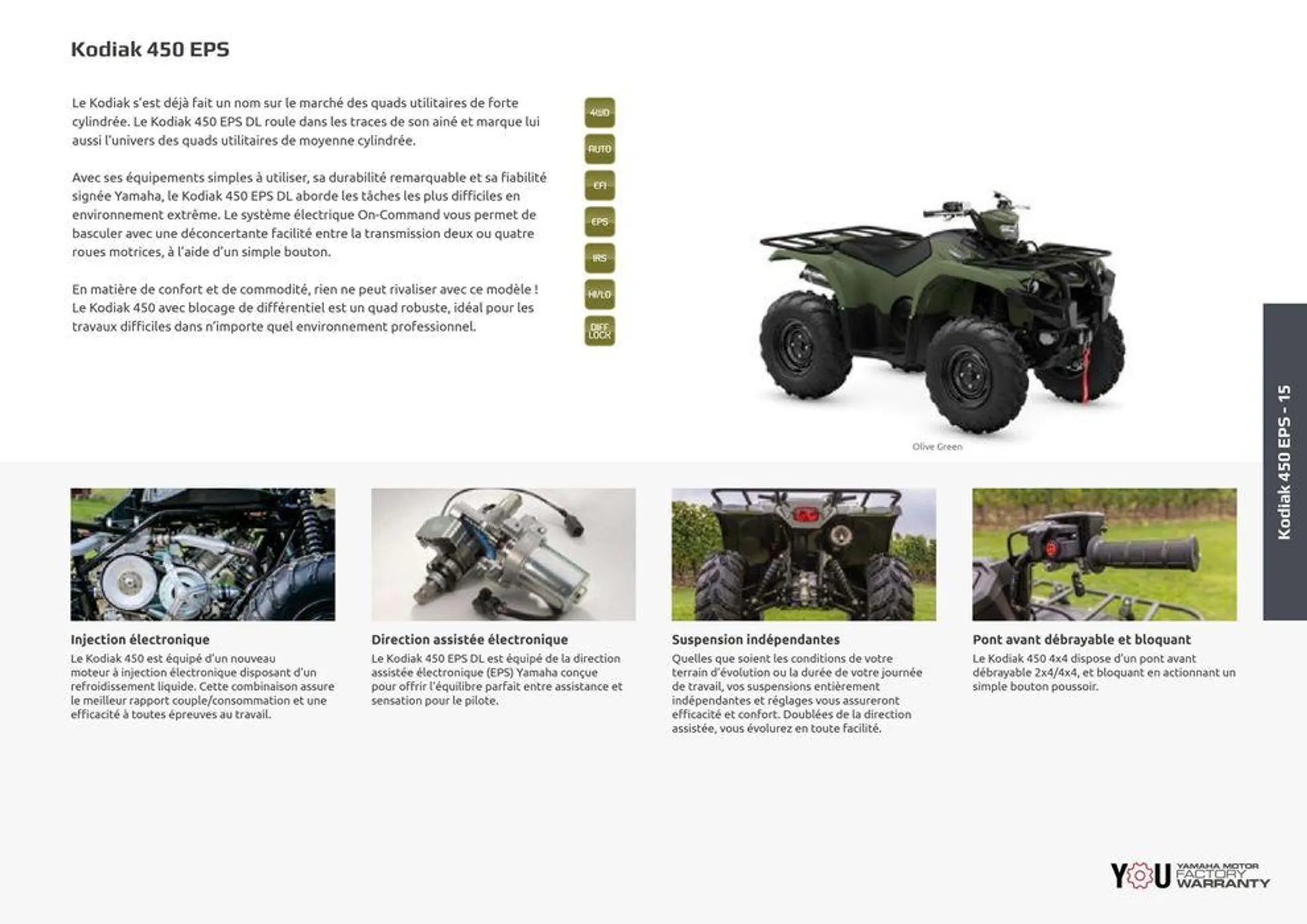 Catalogue Yamaha Quatre roues - Quads et SSV - 6