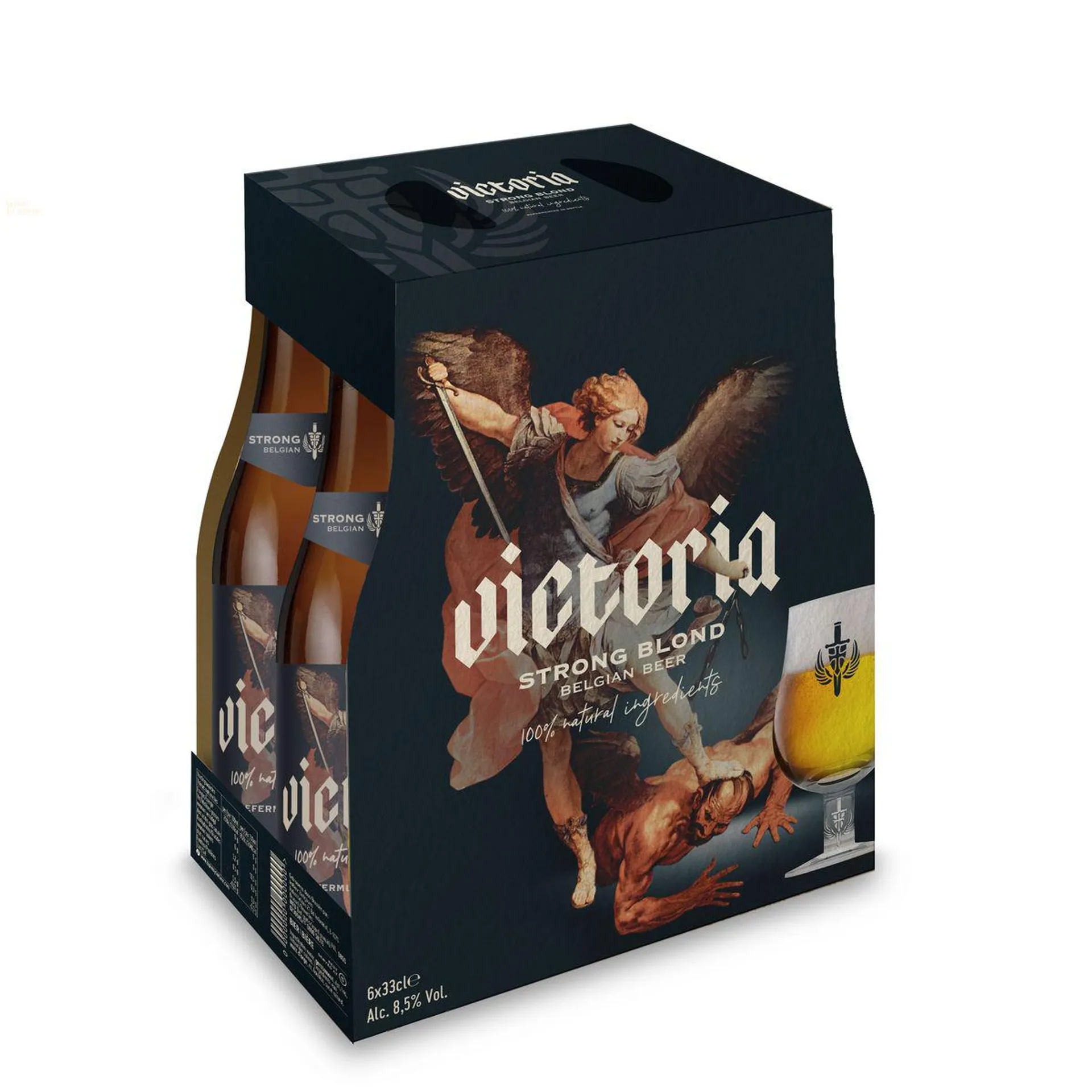 VICTORIA Bière belge blonde 8.5% bouteilles 6x33cl