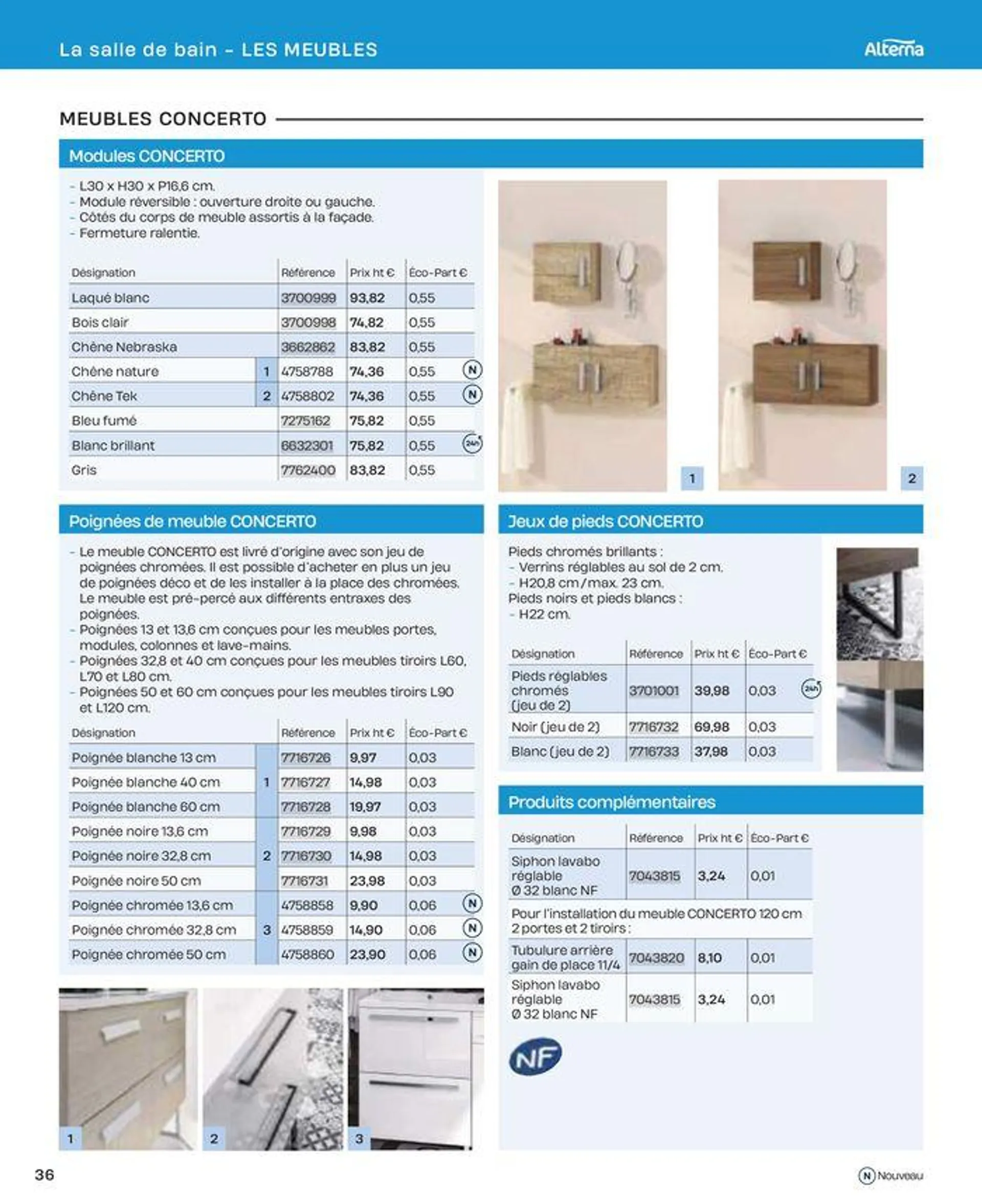 La salle de bain en toute sérénité du 2 juillet au 31 décembre 2024 - Catalogue page 36