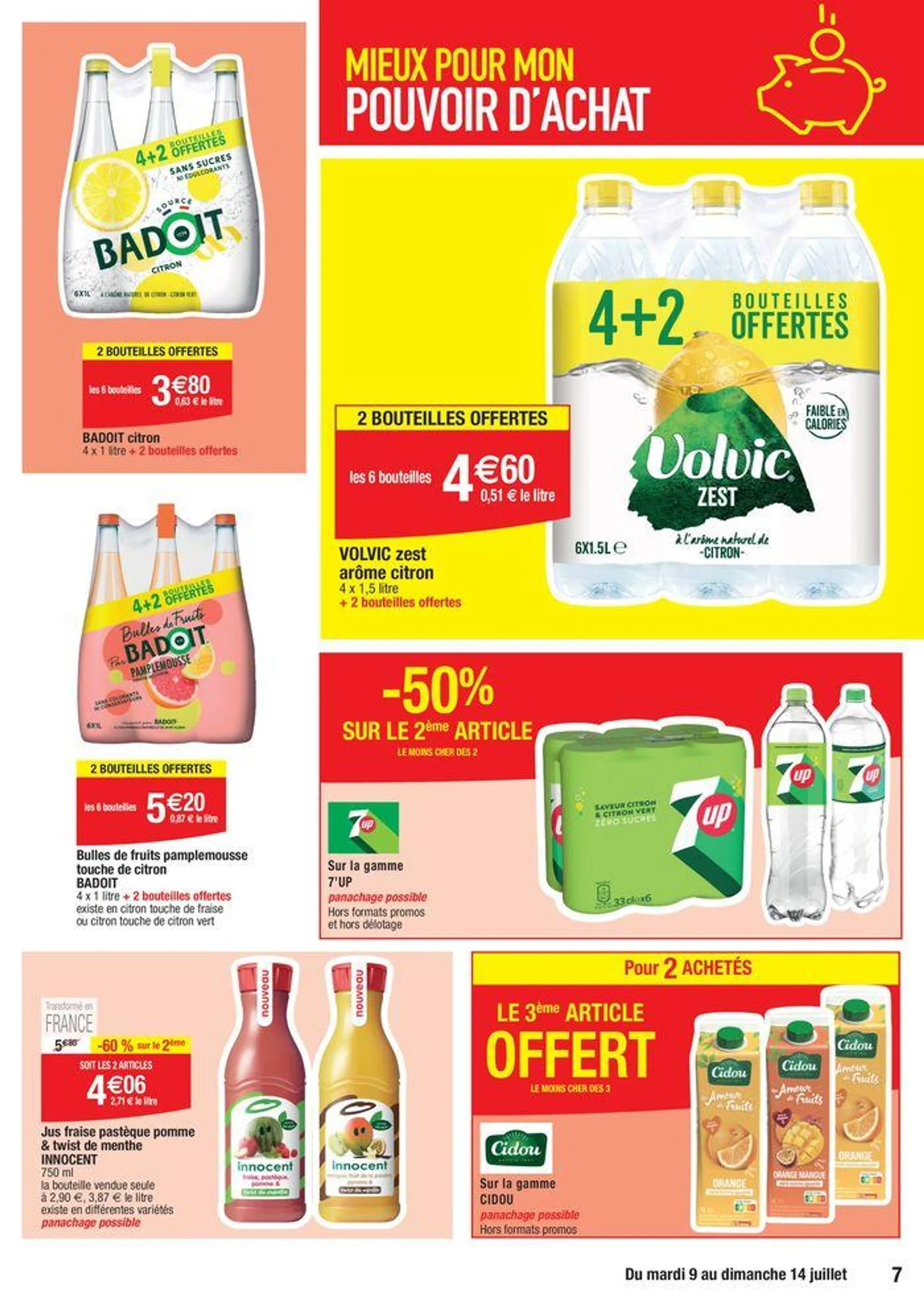 Mieux pour mon pouvoir d’achat du 9 juillet au 14 juillet 2024 - Catalogue page 7