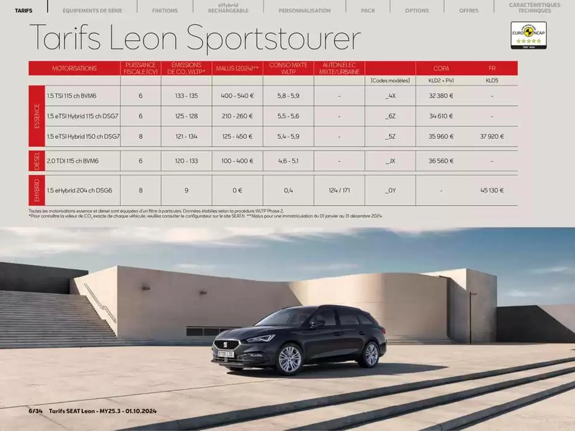 SEAT Leon 5 portes du 3 octobre au 3 octobre 2025 - Catalogue page 6