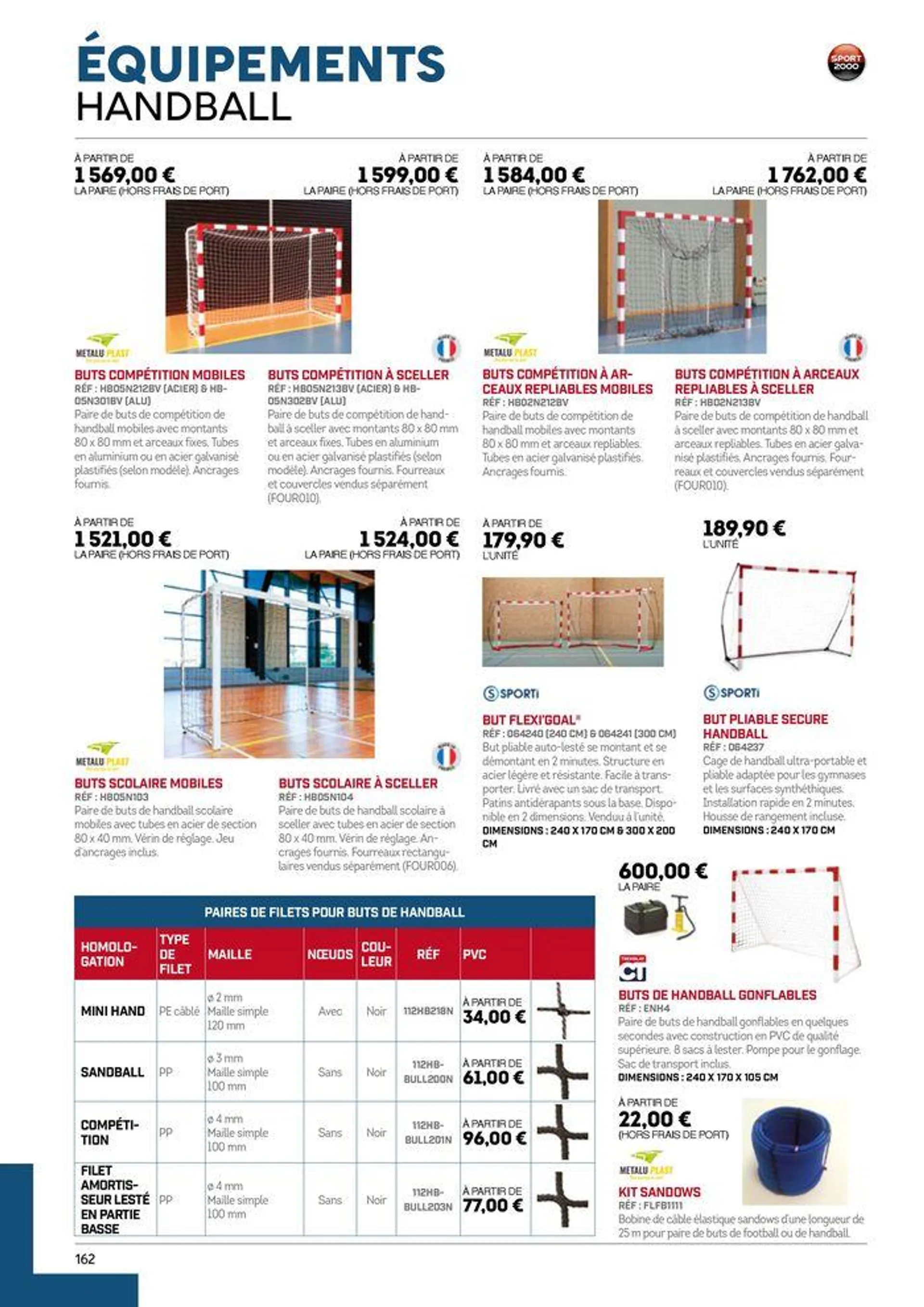 CLUB & CO 2024 - 2025 du 1 juillet au 28 février 2025 - Catalogue page 162